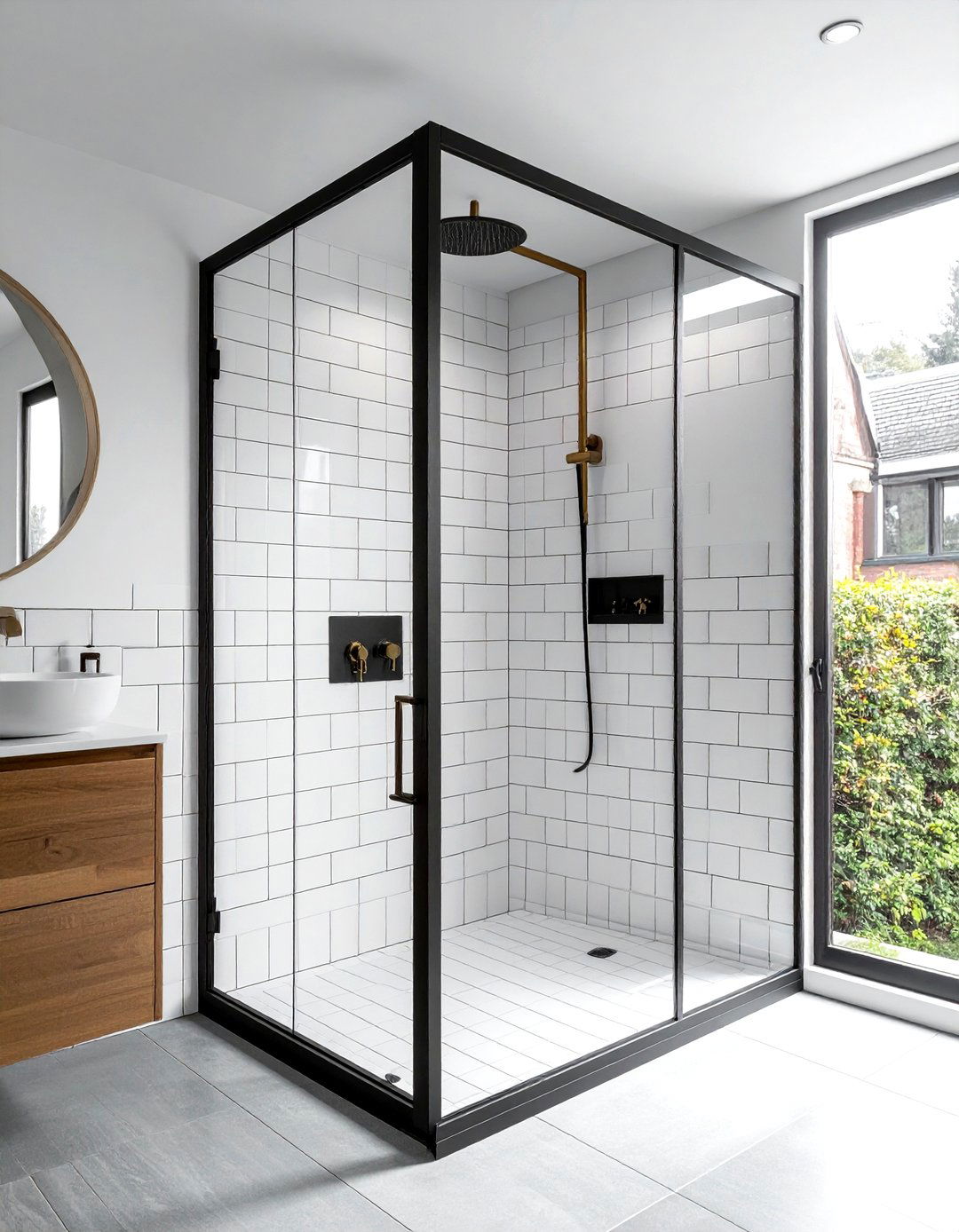 Glass Walk In Shower - 30 Edwardian bathroom ideas