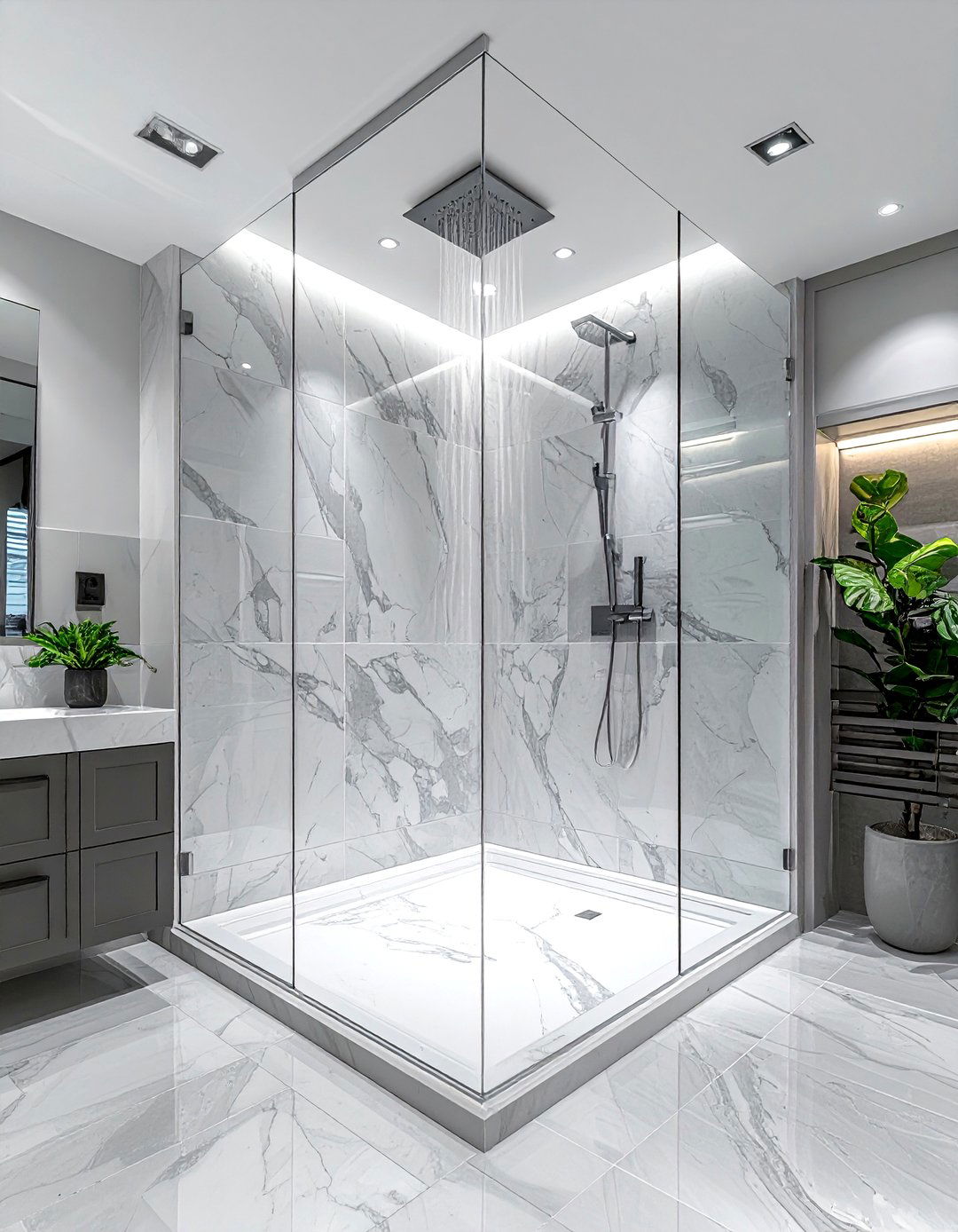 Glass Walk In Shower - 30 popular bathroom ideas
