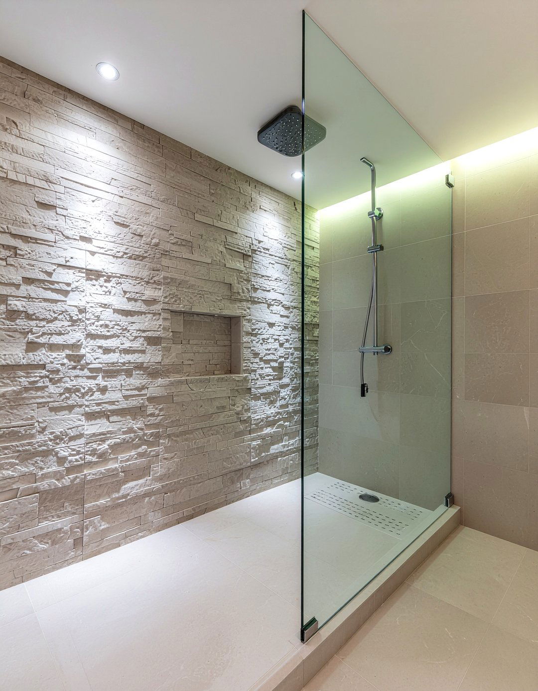Glass Walk In Shower - 30 bathroom charm ideas