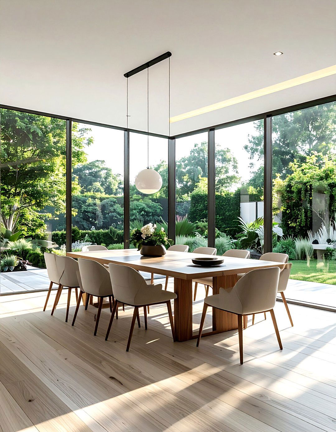 Glass Wall Dining Room - 30 architect designed dining room ideas