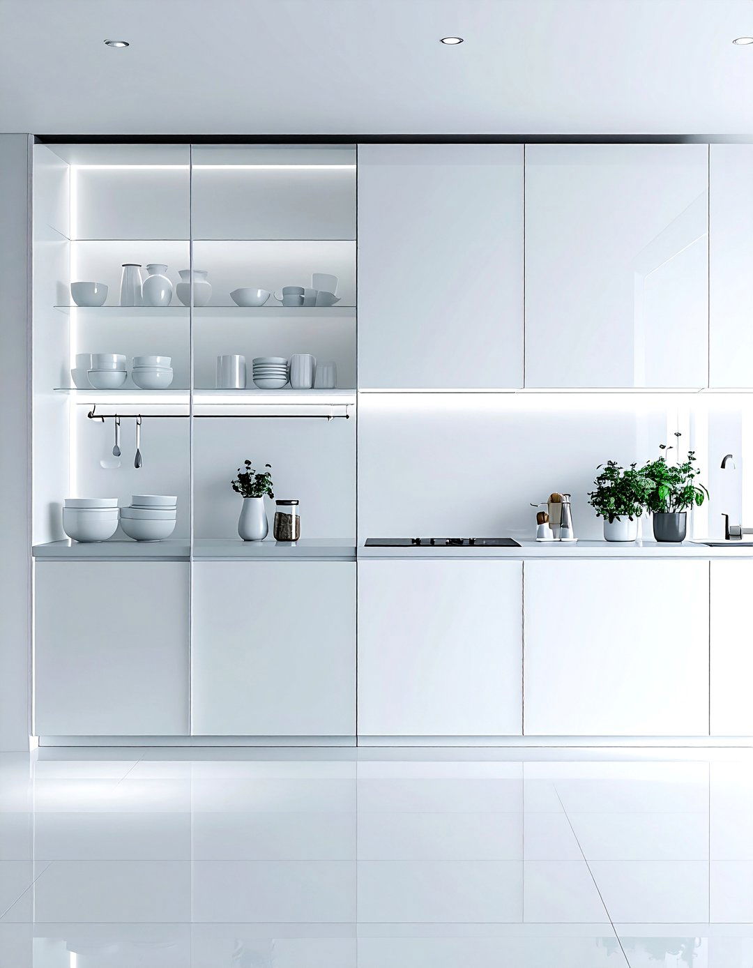 Glass cabinet doors - 30 low-maintenance decor ideas