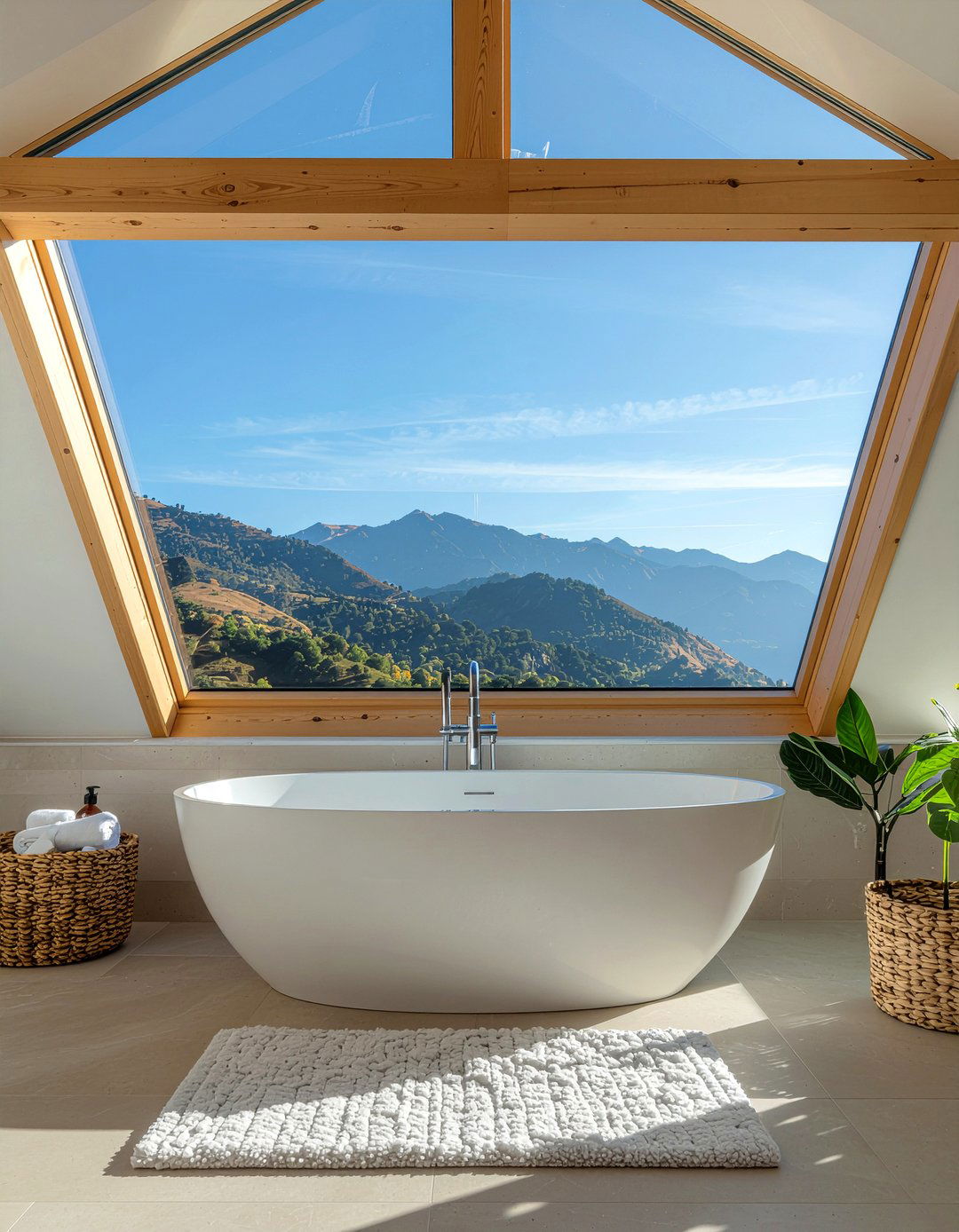 Glass ceiling bathroom roof - 30 glass bathroom ideas
