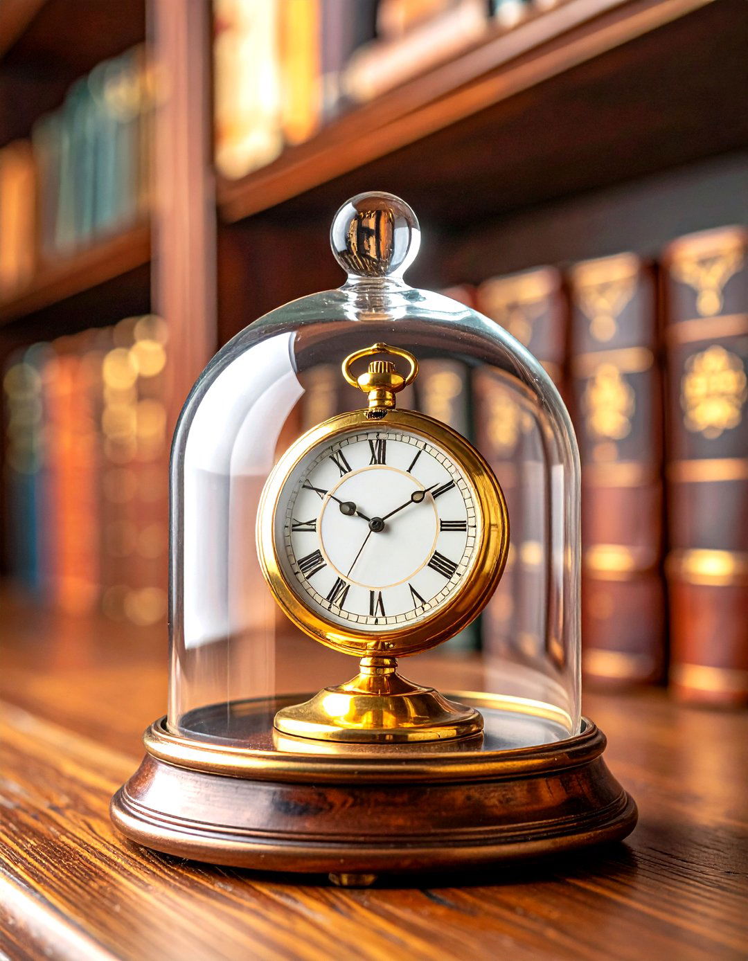 Glass cloche for antique pocket watch - 30 heirloom display ideas