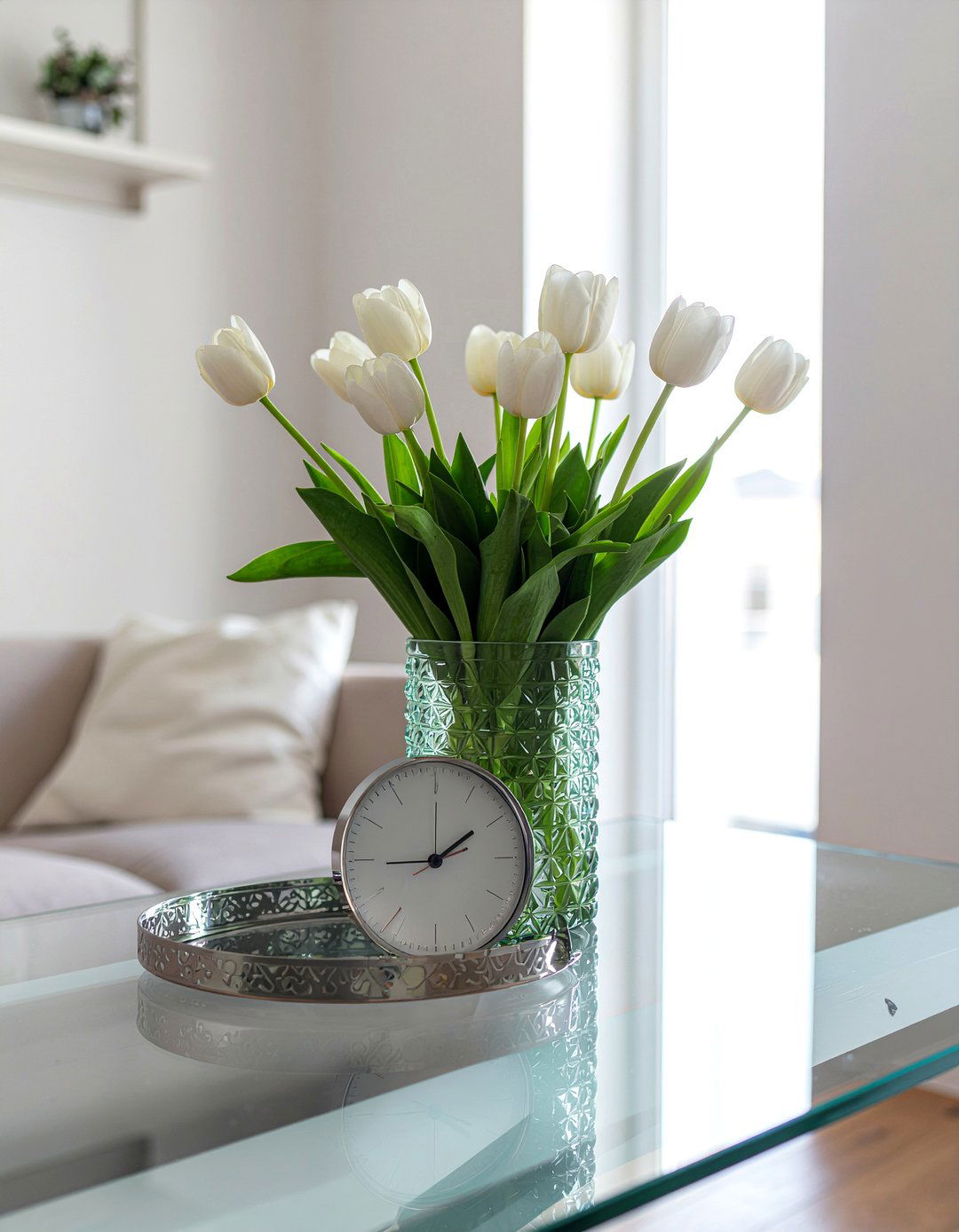 Glass console table - 30 living room console tables
