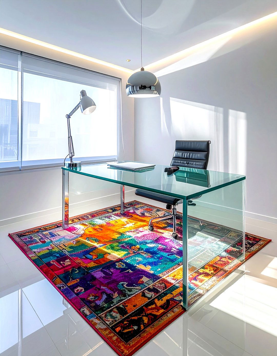 Glass desk styling - 30 desk styling ideas