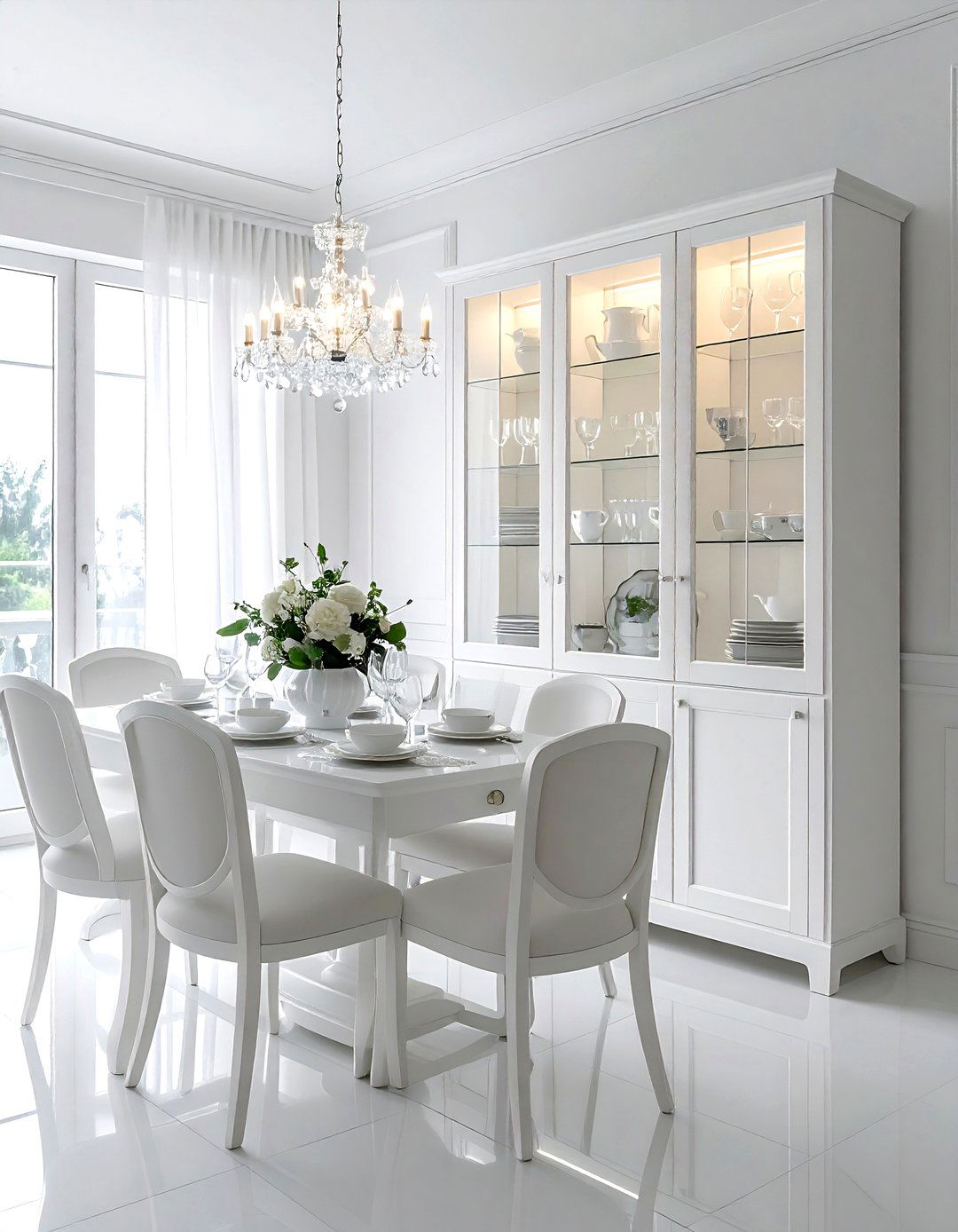 Glass door armoire - 30 armoire decor ideas