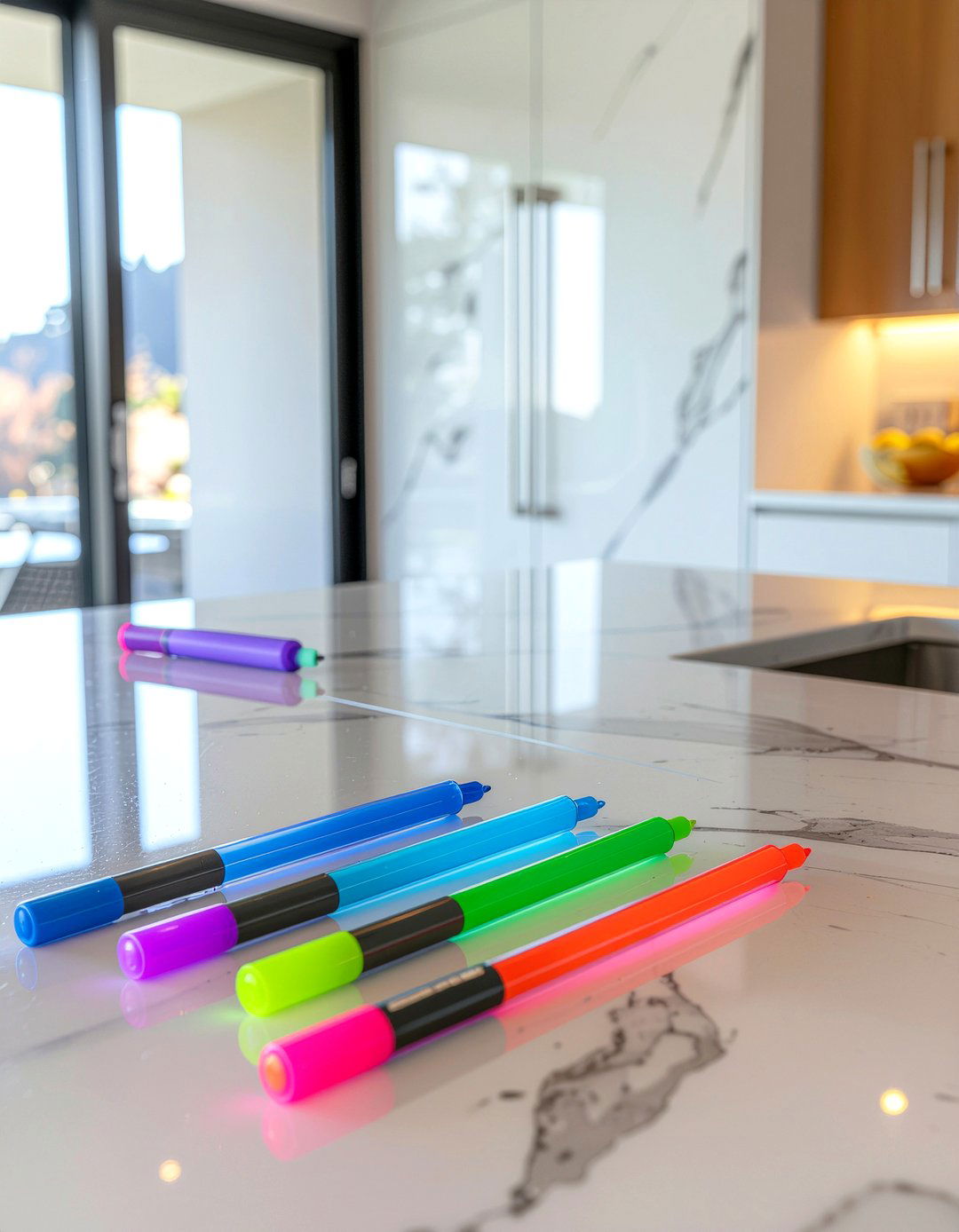 Glass dry erase board - 30 kitchen message board ideas