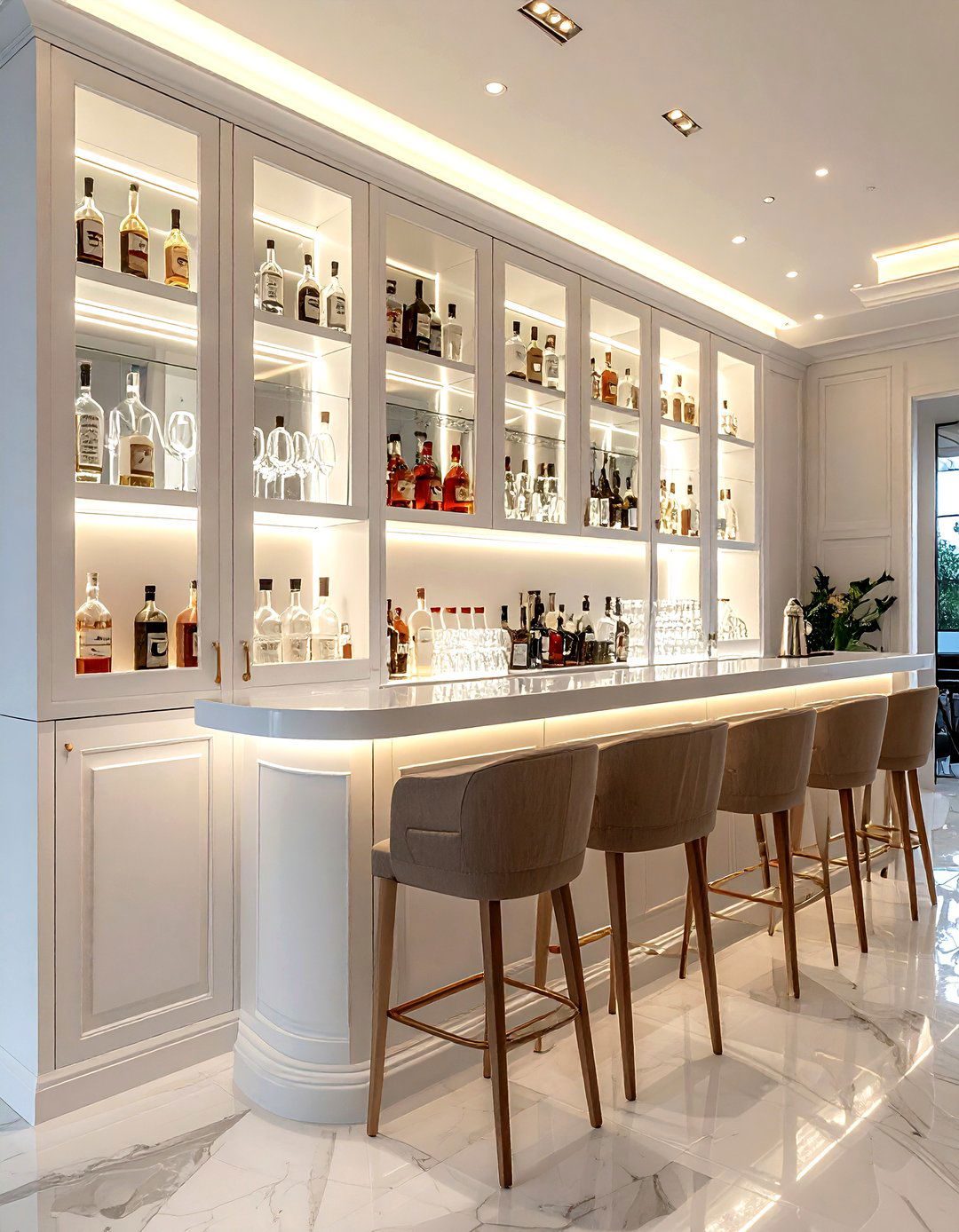 30 Kitchen Dry Bar Ideas for Stylish Home Entertaining