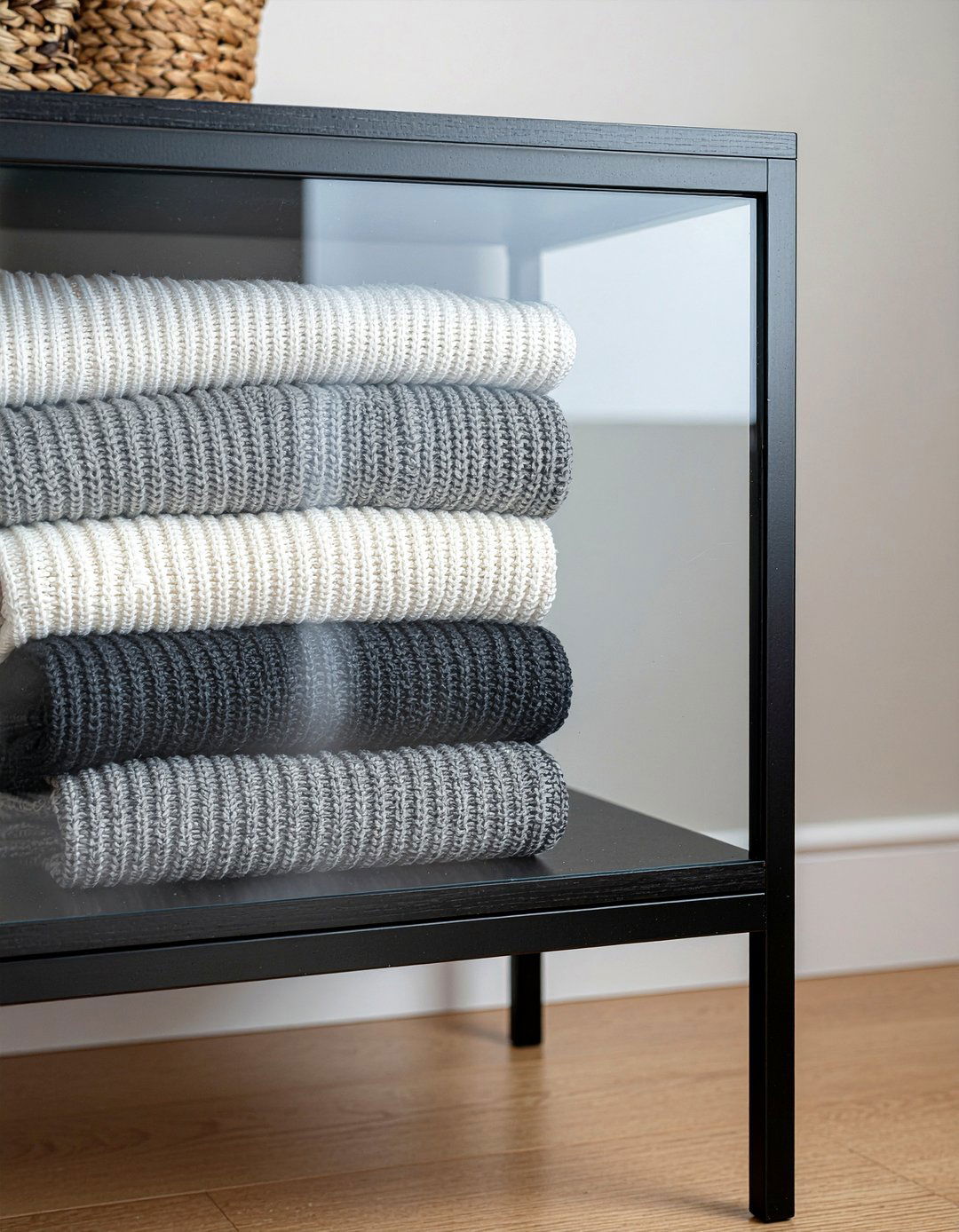 Glass front dresser - 30 bedroom modern dressers