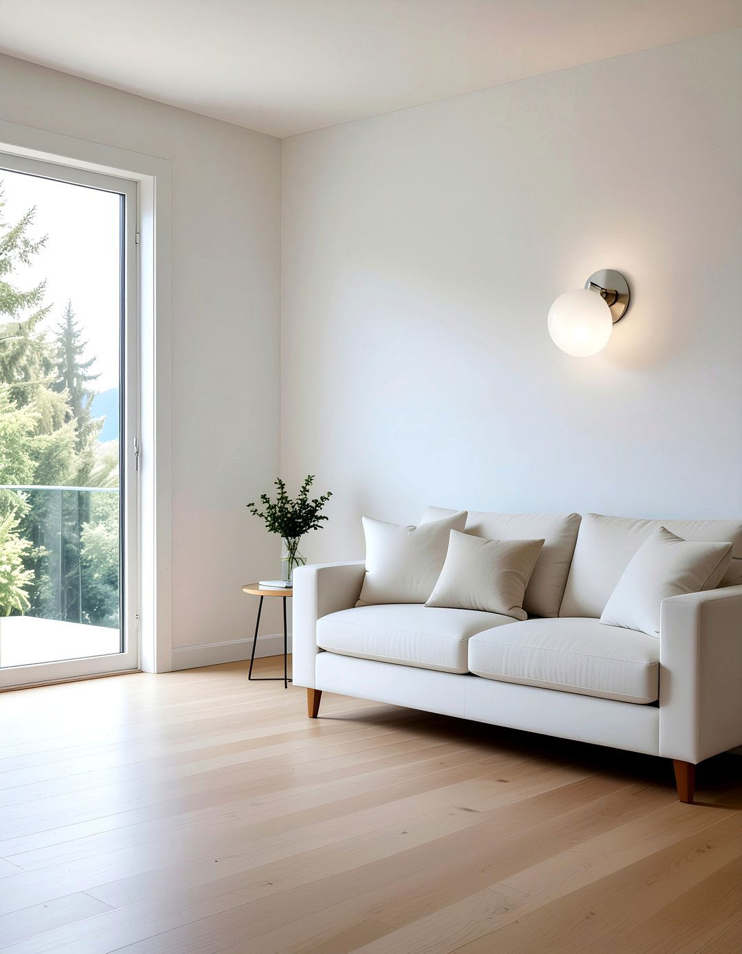 Glass globe wall light - 30 living room sconces