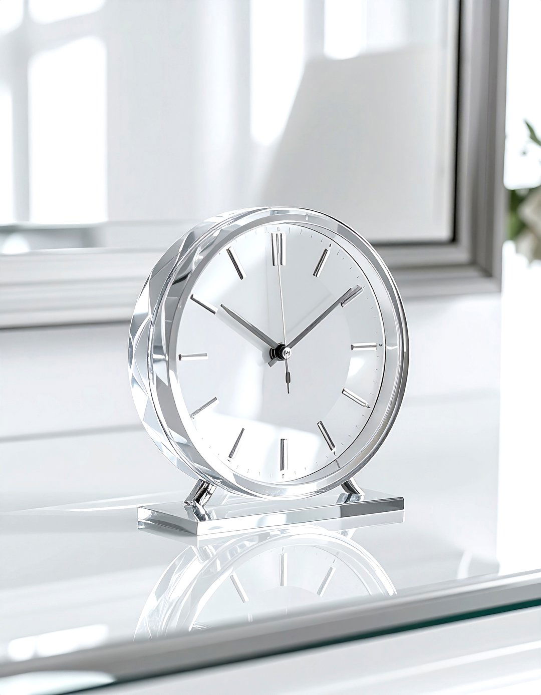 Glass mantel clock - 30 living room mantel clocks