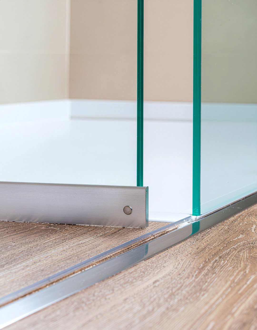 Glass shower door seal - 30 bathroom one-day project ideas