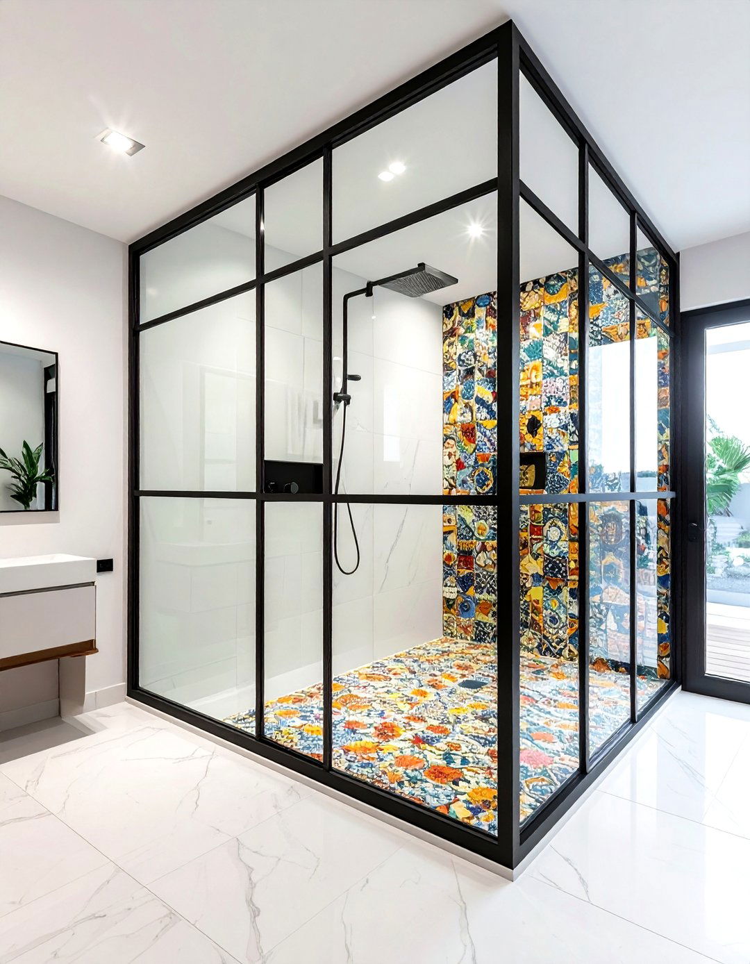 Glass shower enclosure - 30 Spanish bathroom ideas