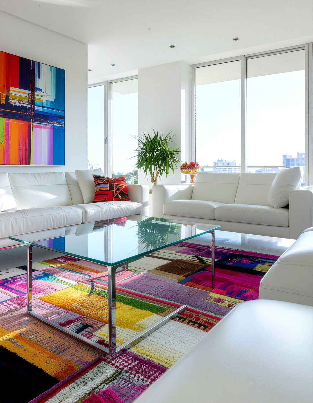 Glass side table - 30 living room side tables