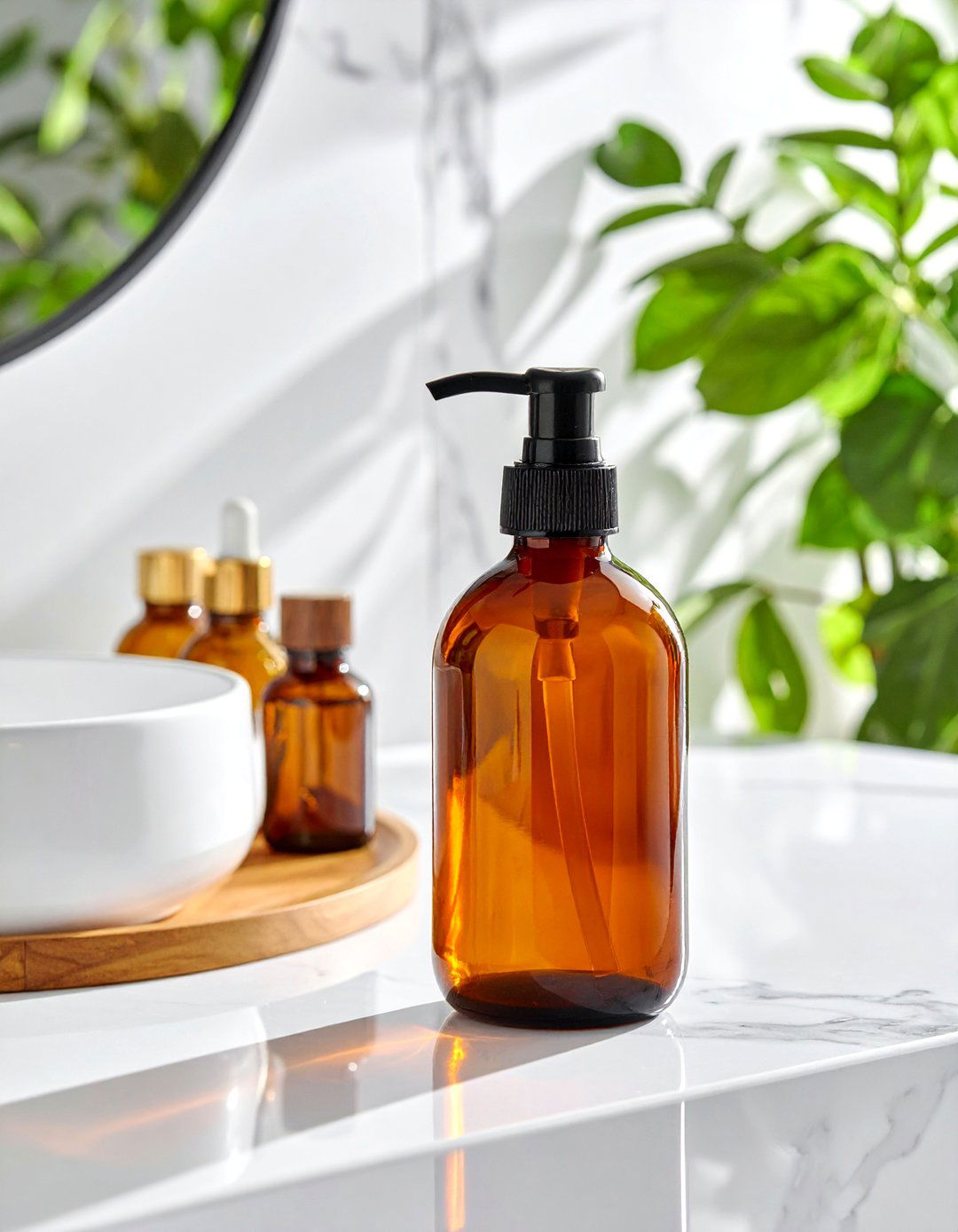 Glass soap dispenser - 30 bathroom shopping list ideas