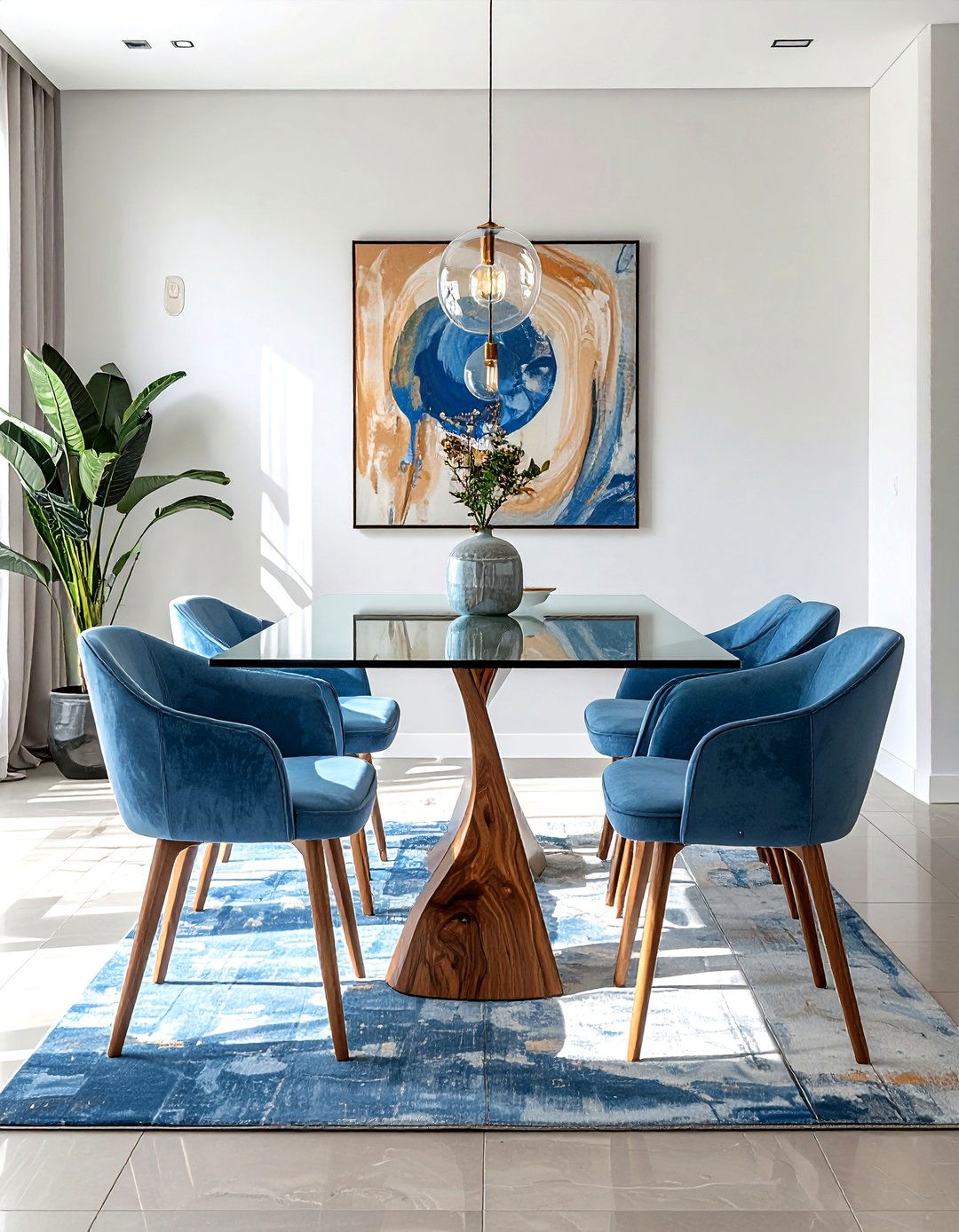 Glass top dining room - 30 sumptuous dining room ideas