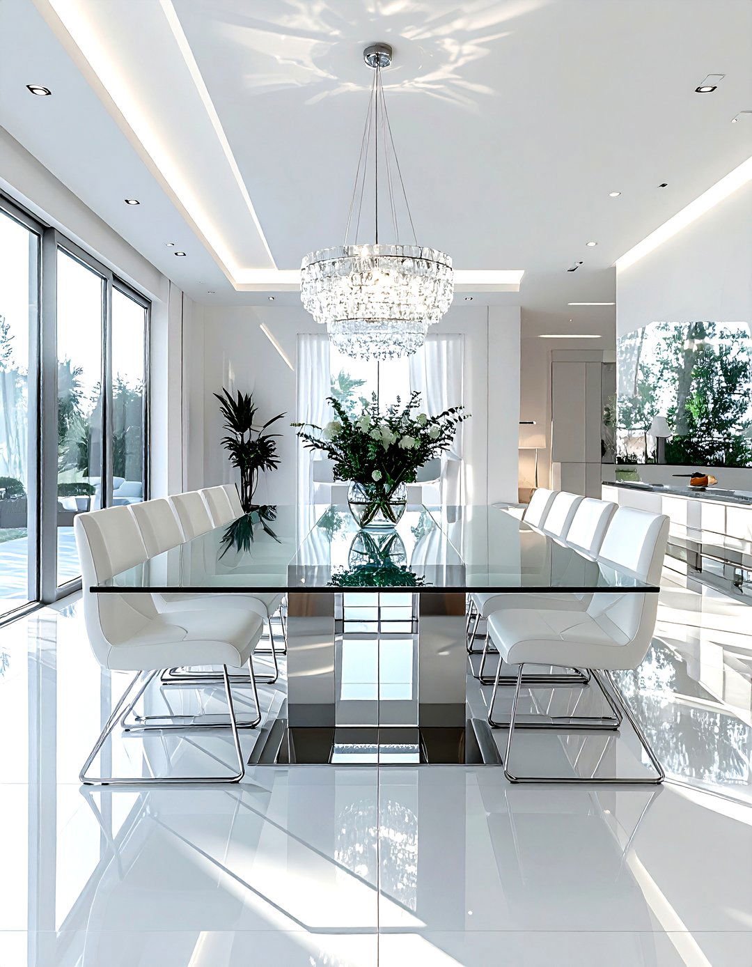 Glass top dining room - 30 dining room room settings