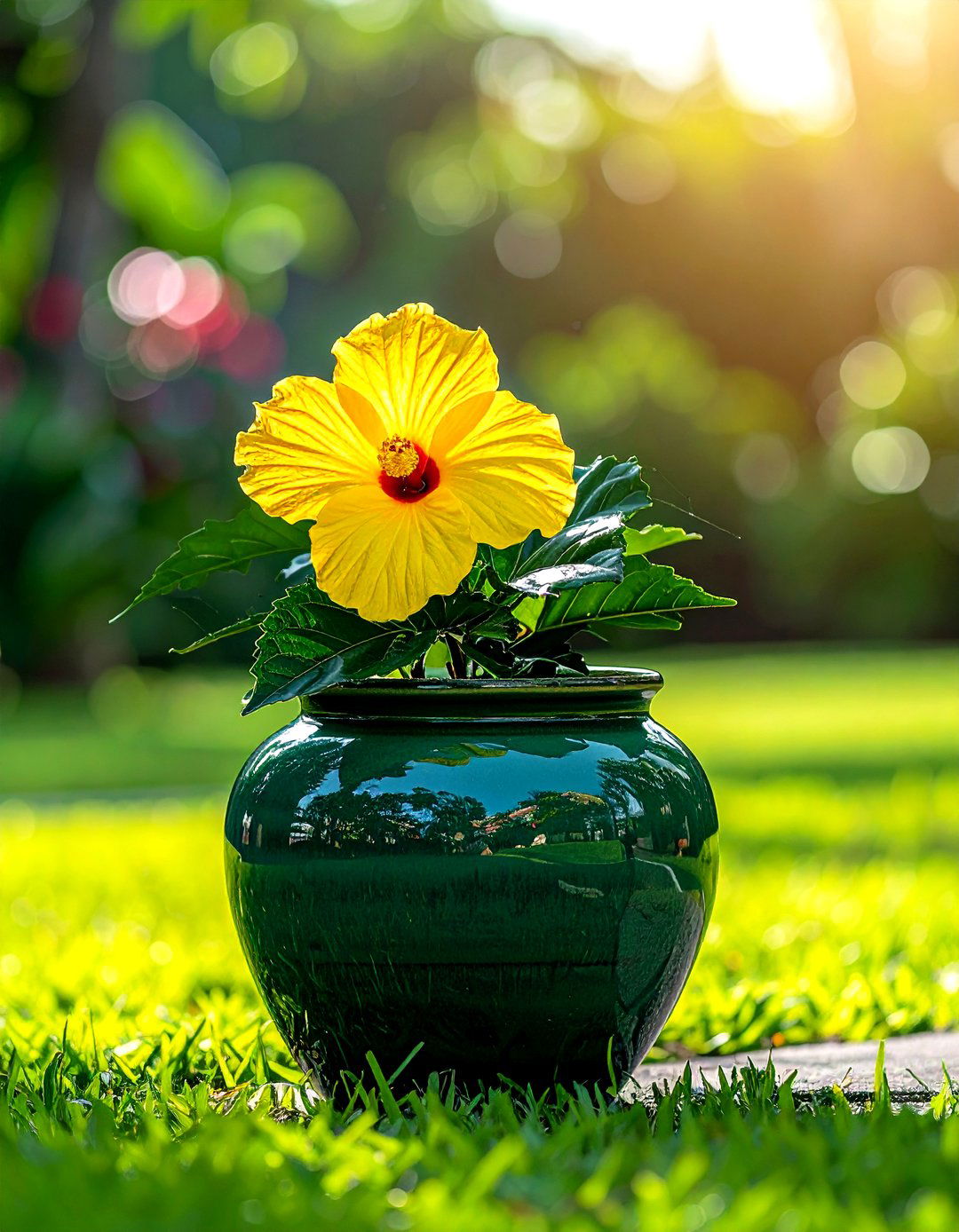 Glazed Ceramic Garden Pot - 30 decorative planter ideas