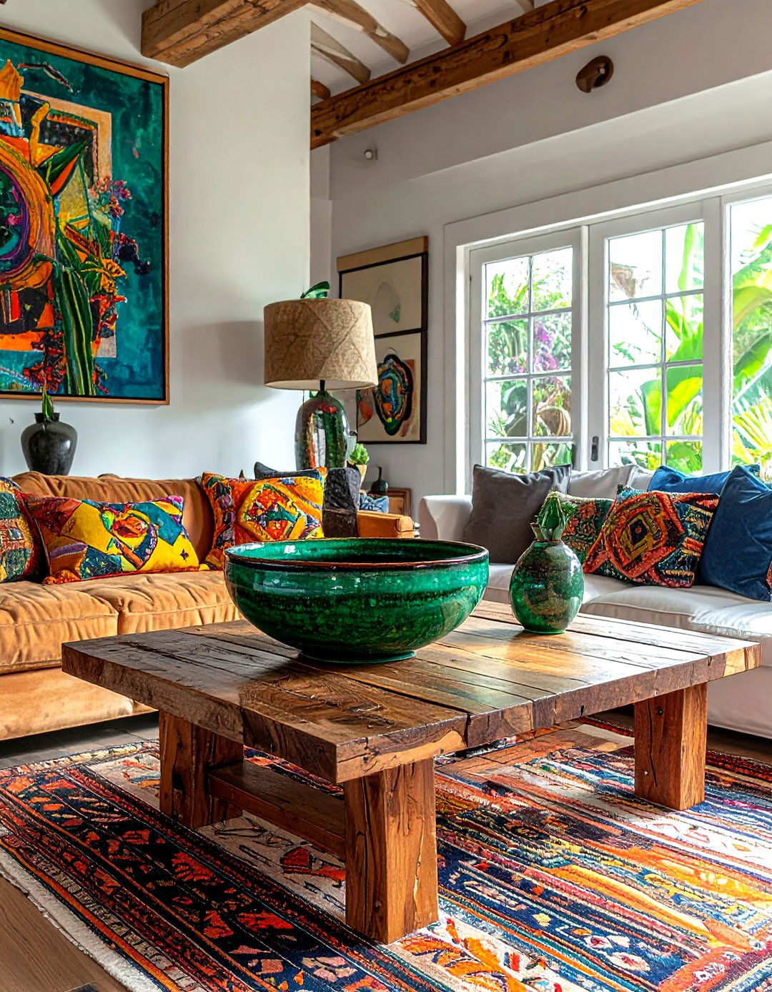 Glazed Pottery Bowl - 30 coffee table bowl ideas