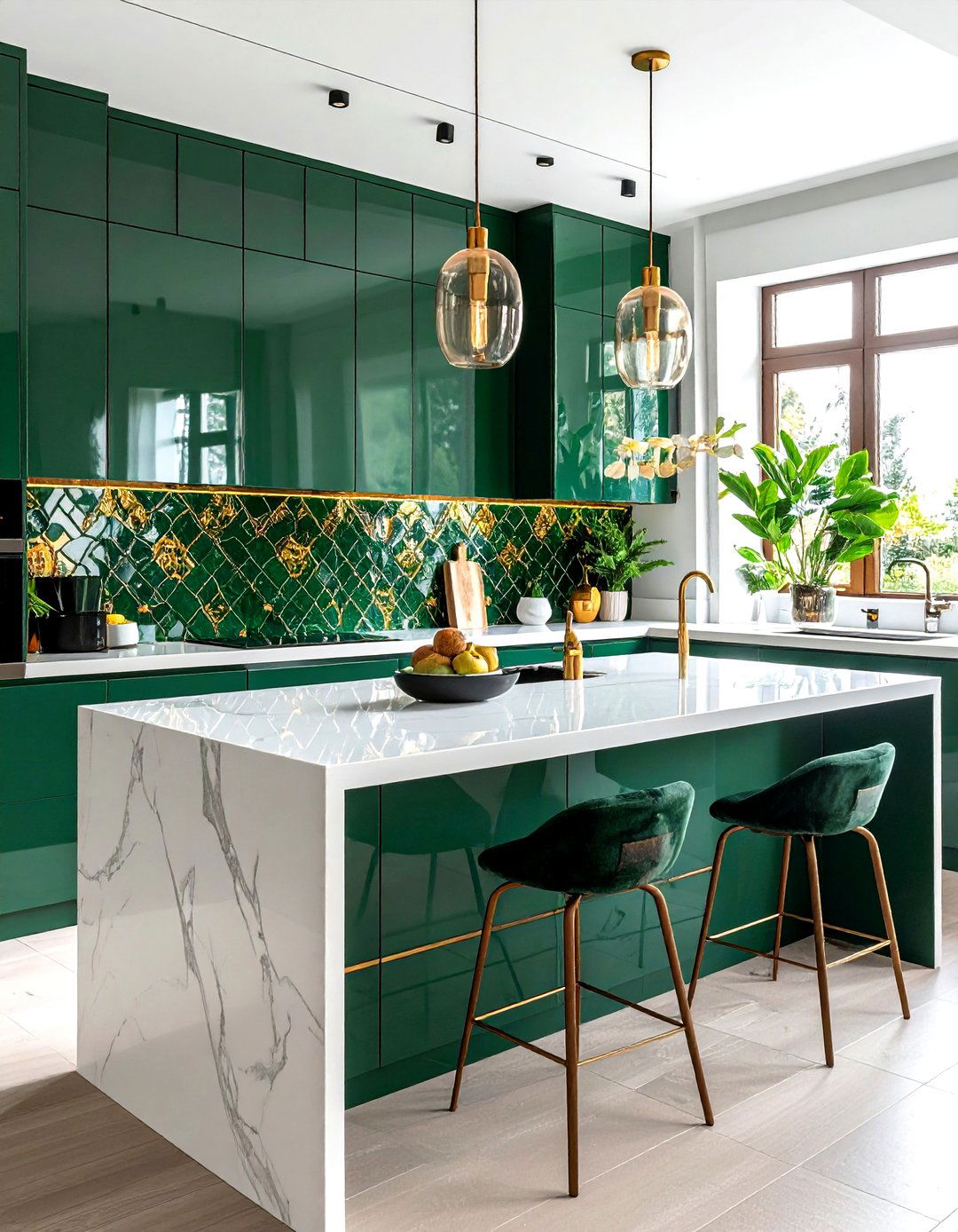 Glazed Spanish ceramic tile - 30 Spanish tile kitchen backsplash ideas