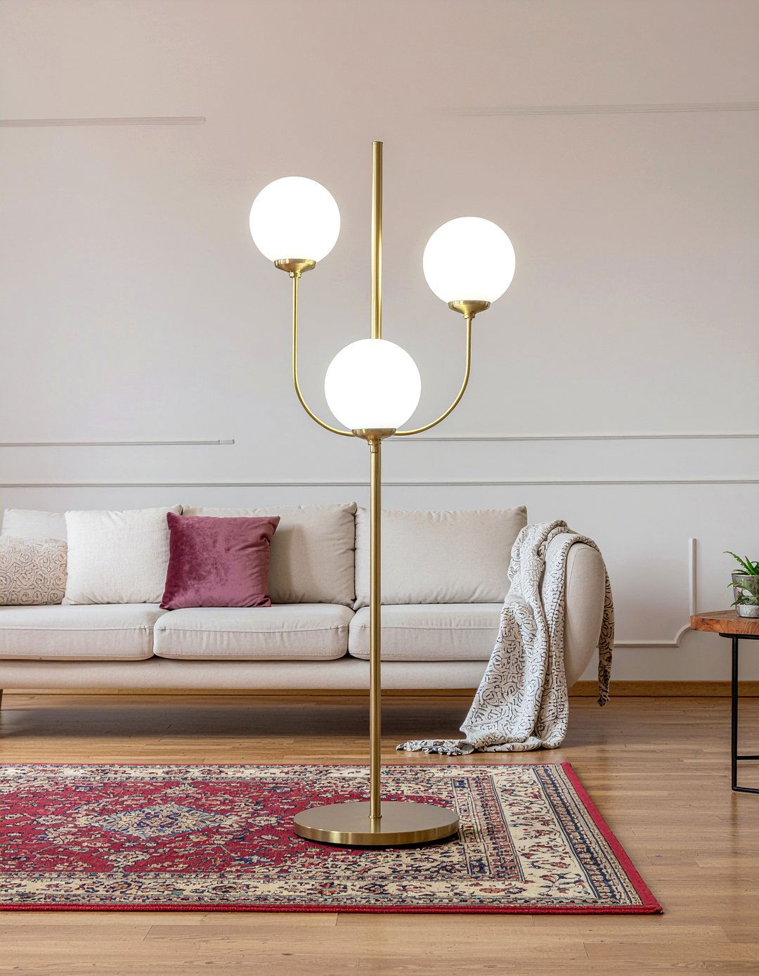 Globe floor lamp - 30 living room lamps