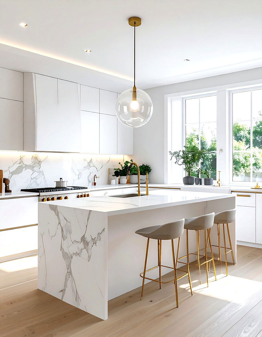 Globe pendant light - 30 decorative lighting ideas