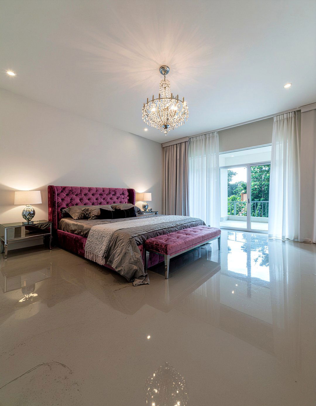 Glossy Concrete Floor - 30 bedroom concrete floors
