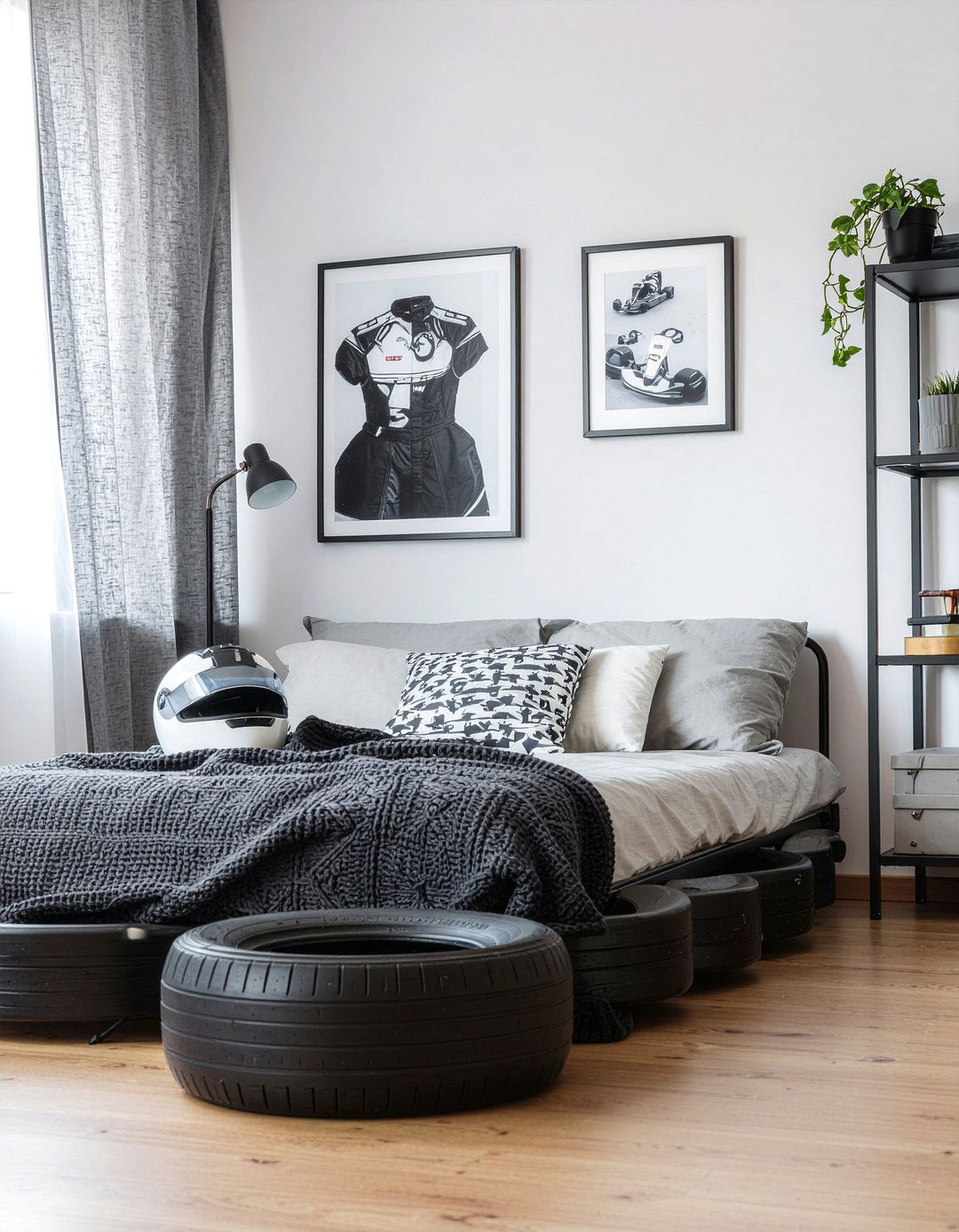 Go Kart Room - 30 race car bedroom ideas