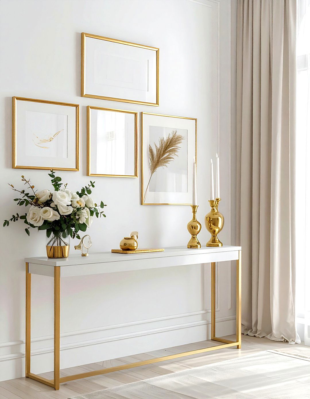 Gold Accent Decor - 30 romantic decor ideas