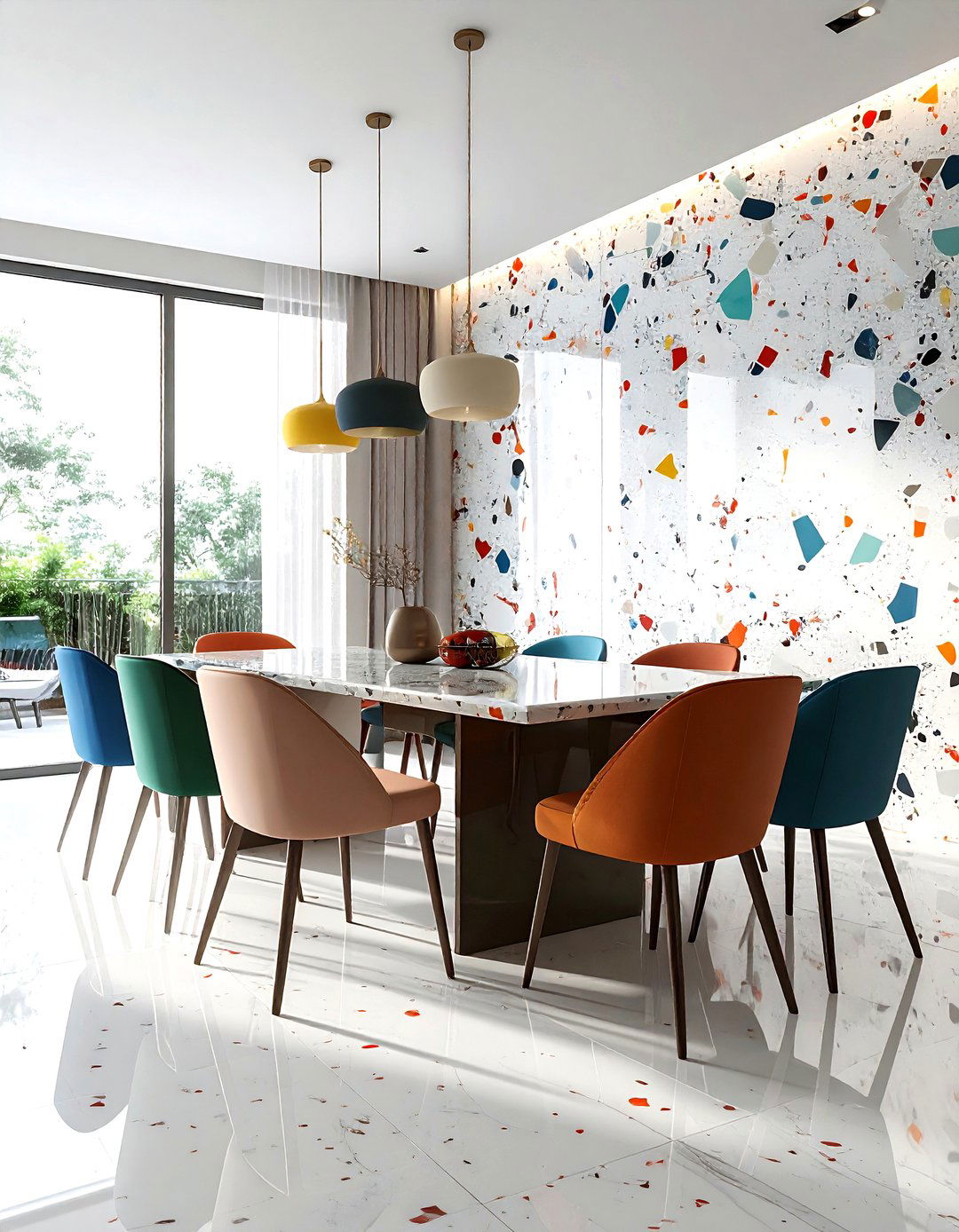 Gold Accent Dining - 30 dining room warm settings