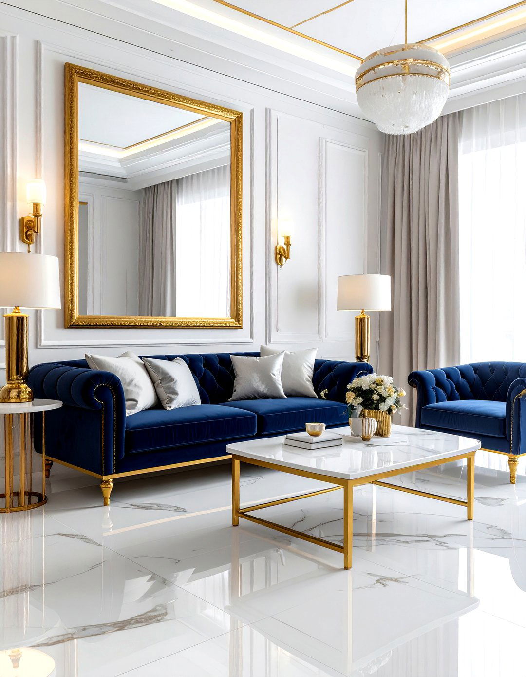 Gold Accent Living Room - 30 living room accent color ideas