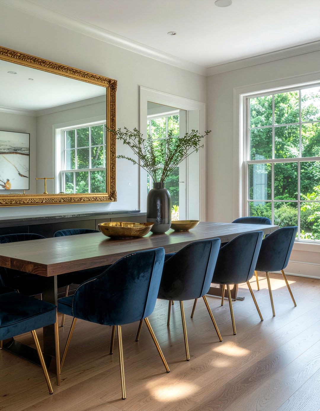 Gold Accents In Dining Room - 30 Atlanta dining room ideas