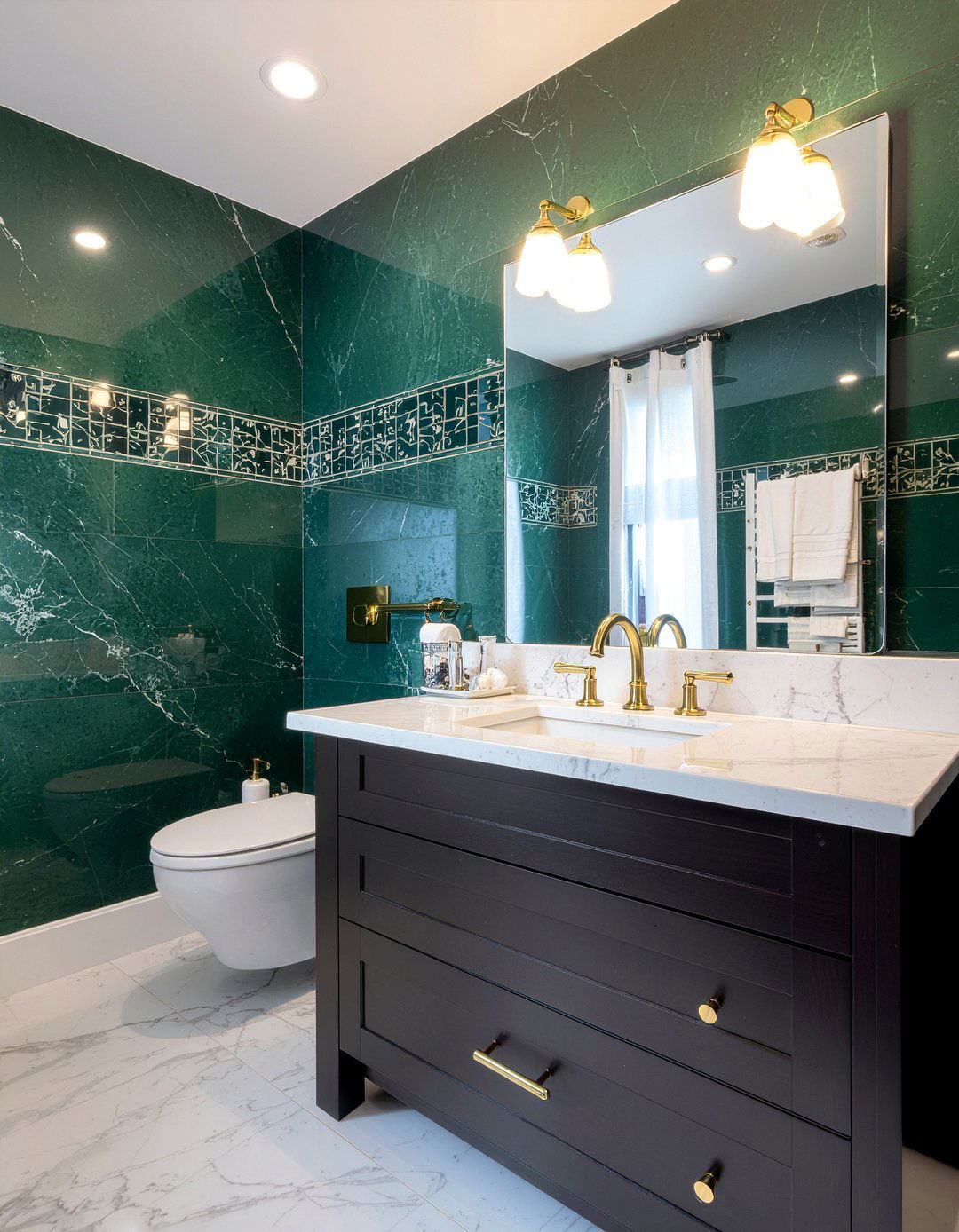 Gold Bathroom Fixtures - 30 luxury master bathroom ideas