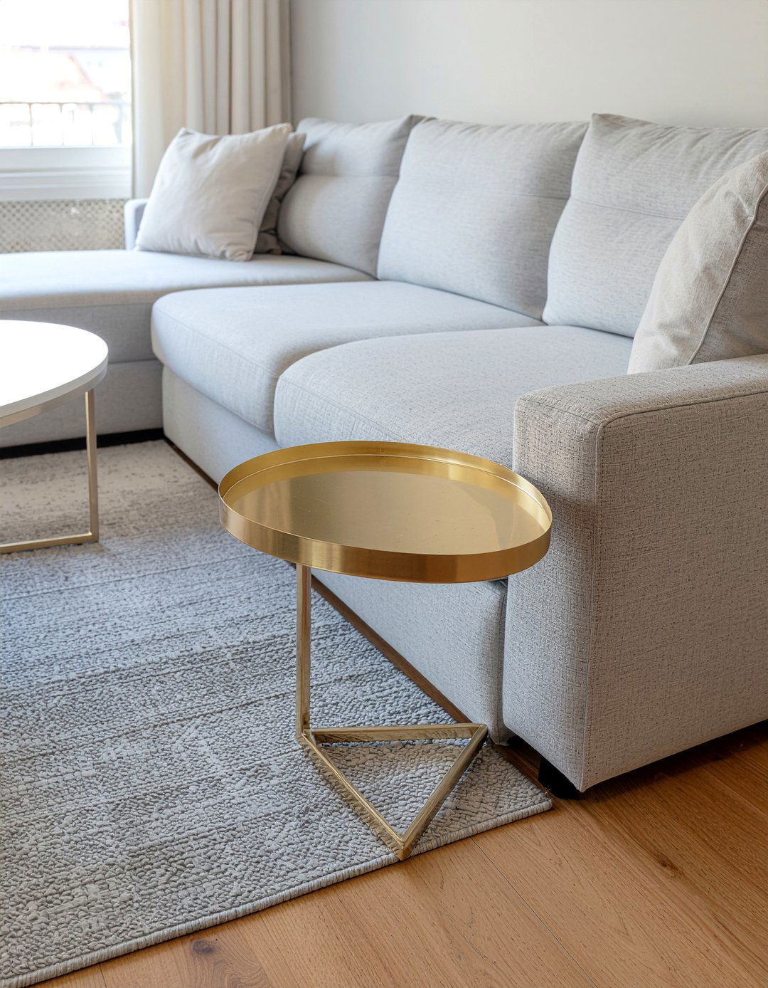 Gold C Side Table - 30 living room end table ideas