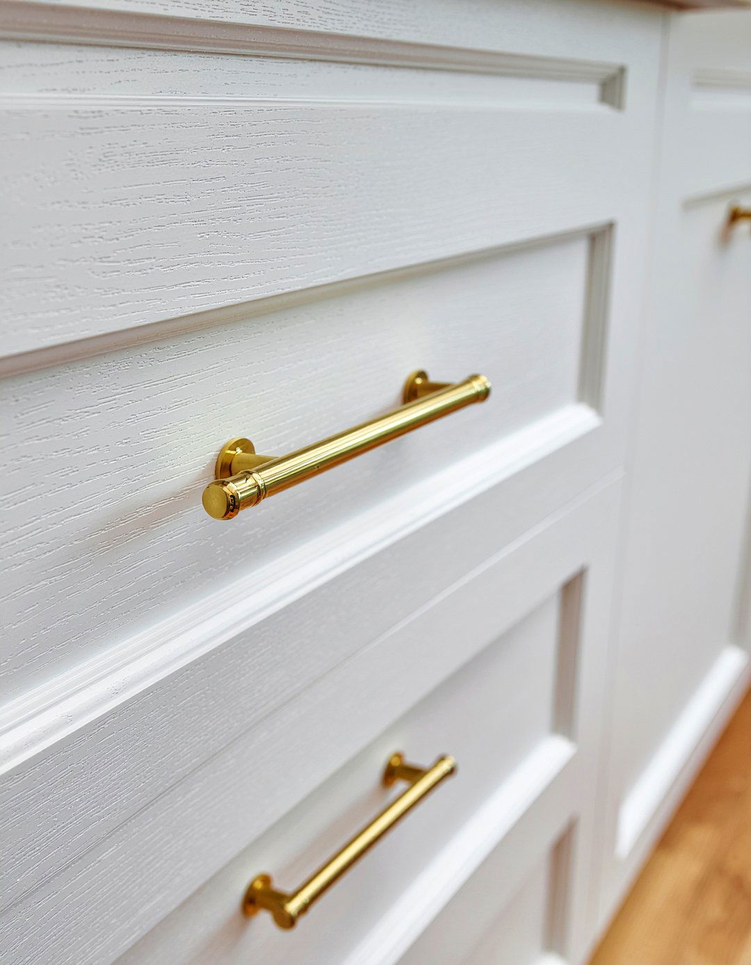 Gold Cabinet Hardware - 30 living room refresh ideas