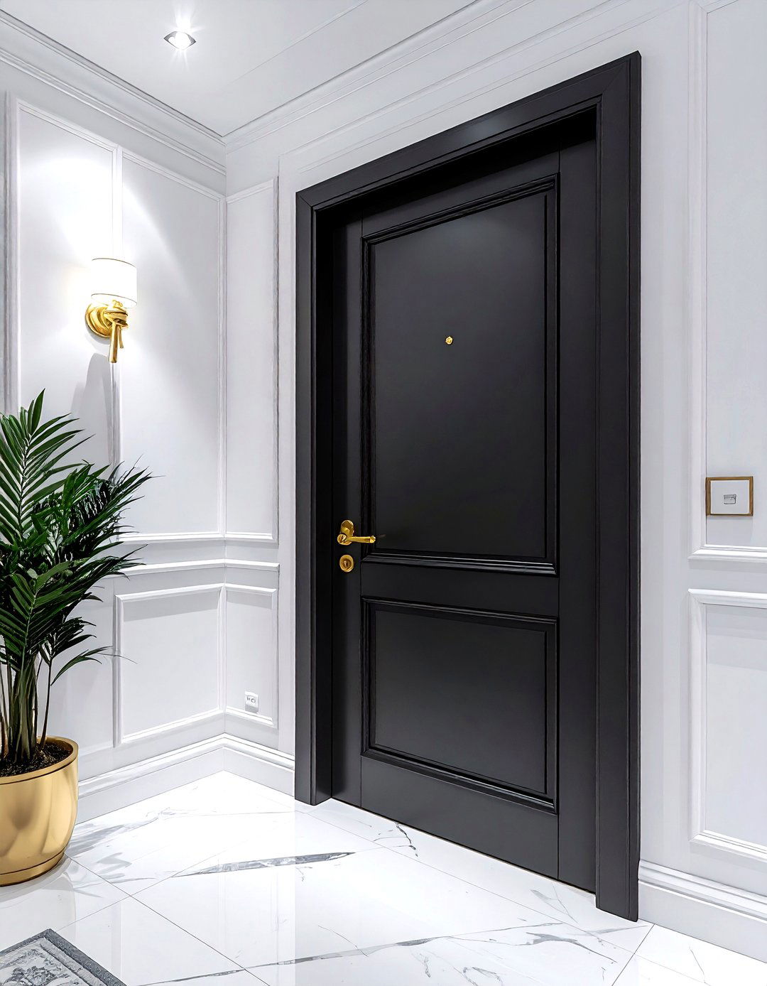 Gold Door Handle Interior - 30 gold accent decor ideas