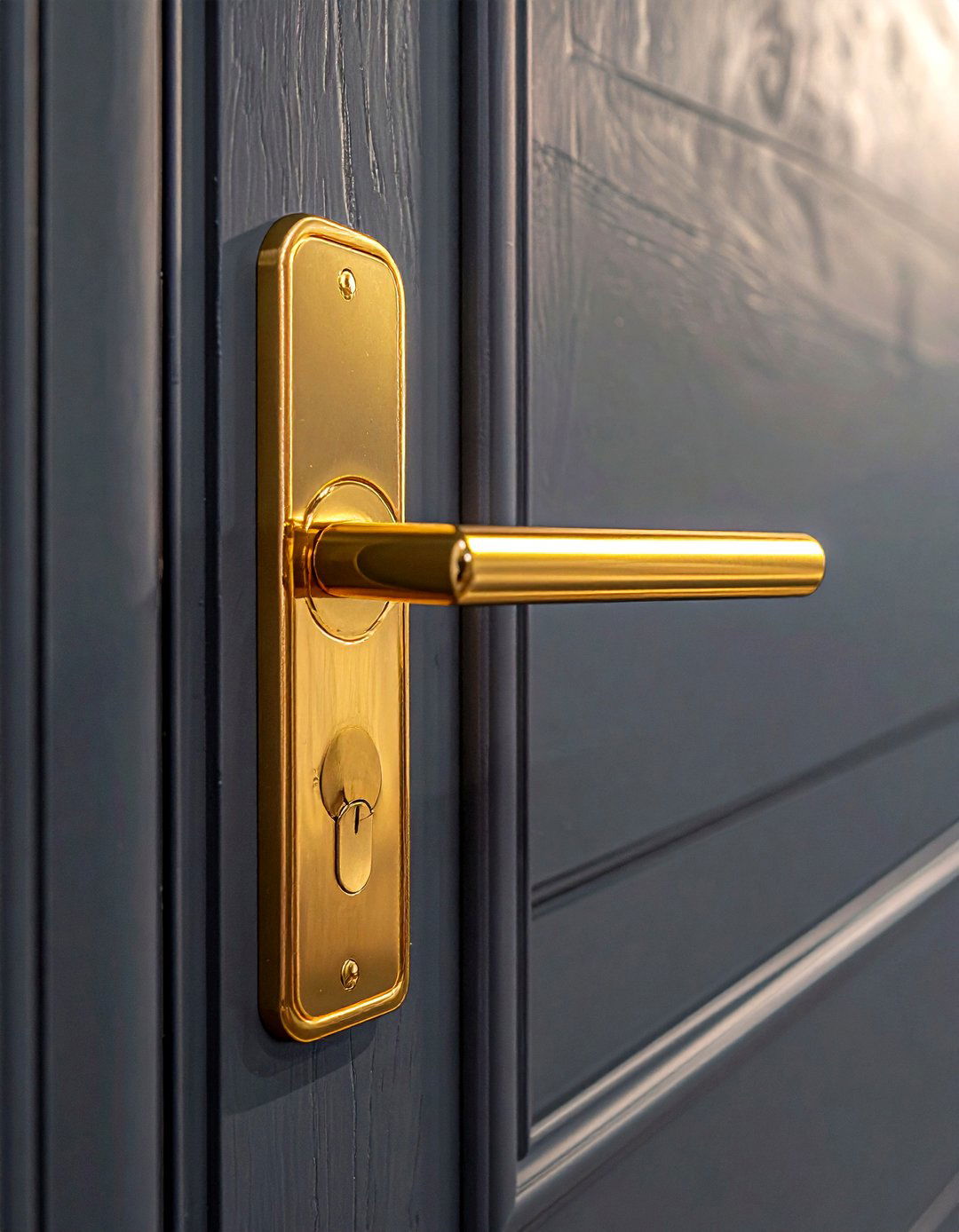 Gold Door Handle - 30 gold decor ideas