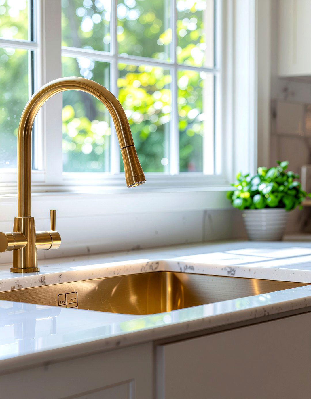 Gold Faucet With Integrated Filter - 30 gold kitchen faucet ideas