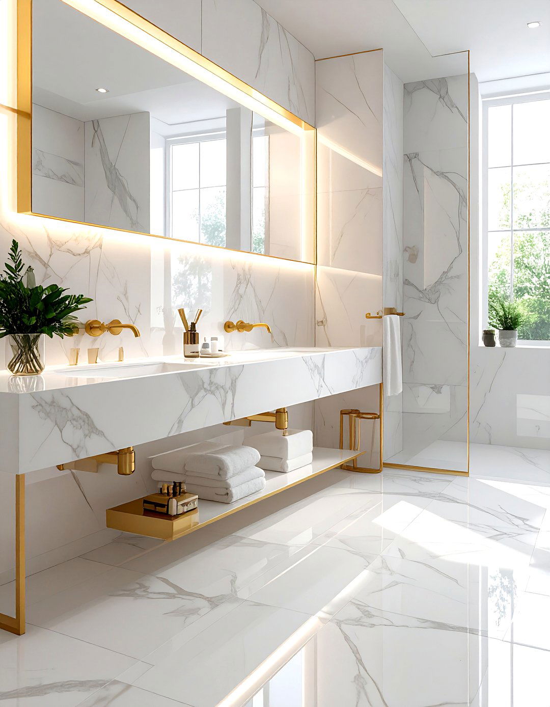 Gold Fixtures - 30 new build decor ideas
