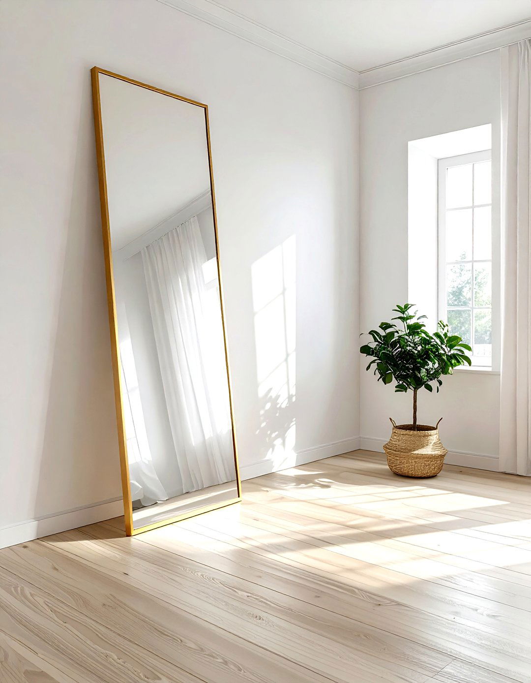 Gold Floor Mirror - 30 decor shopping list ideas