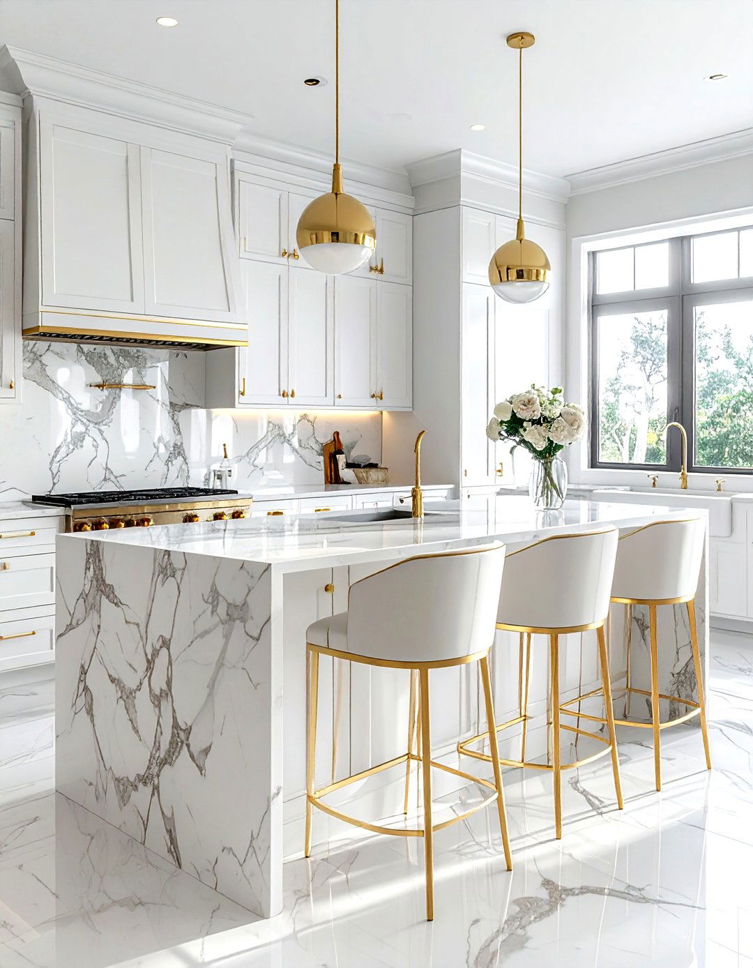 Gold Frame Counter Stool - 30 counter stool kitchen ideas