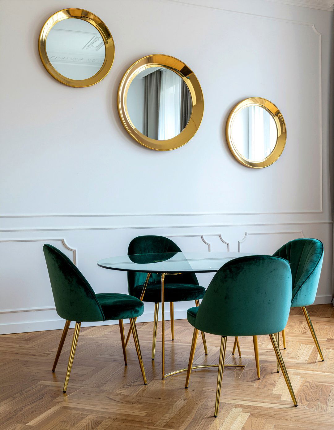 Gold Framed Mirrors - 30 dining room wishlist ideas