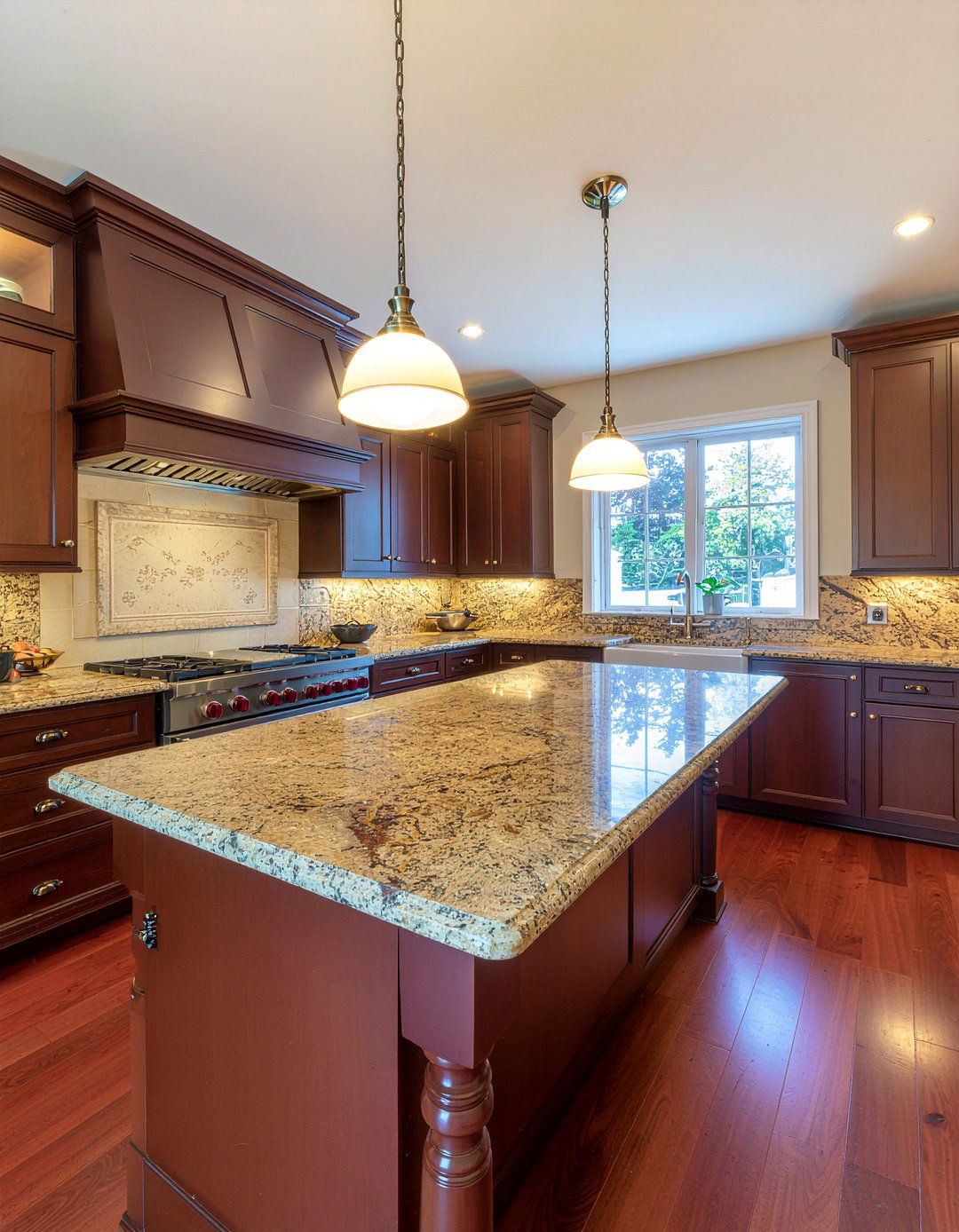 Gold Granite Kitchen - 30 granite countertop kitchen ideas