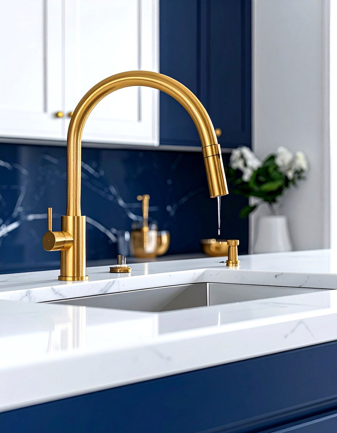 Gold Kitchen Faucet - 30 Lowes kitchen ideas
