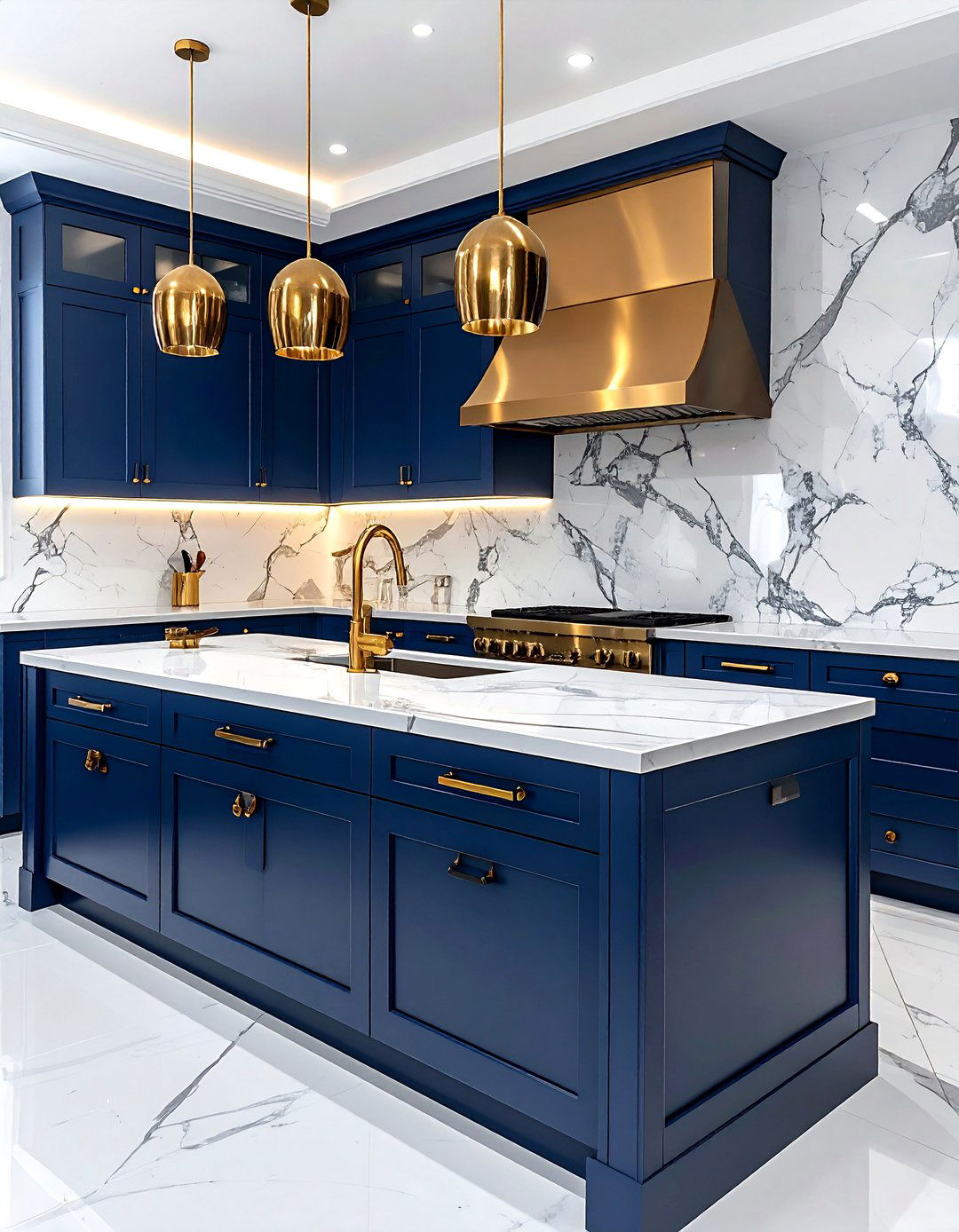 Gold Kitchen Hardware - 30 ultra modern kitchen ideas