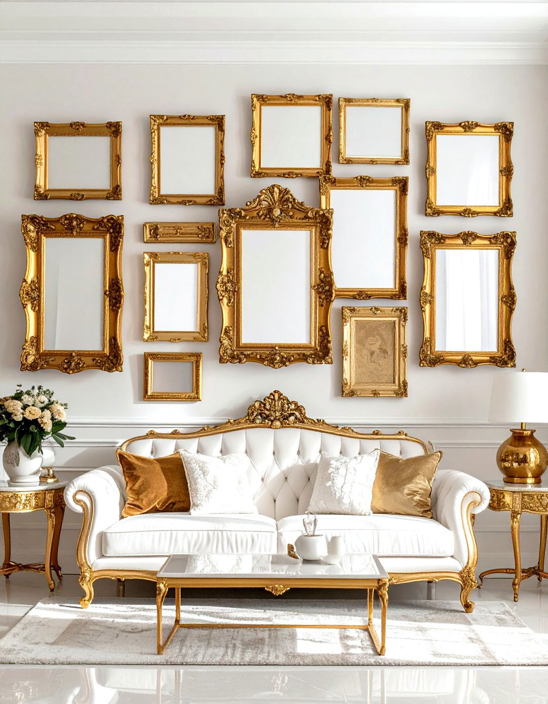 Gold Leaf Frame Collection - 30 collage frame ideas