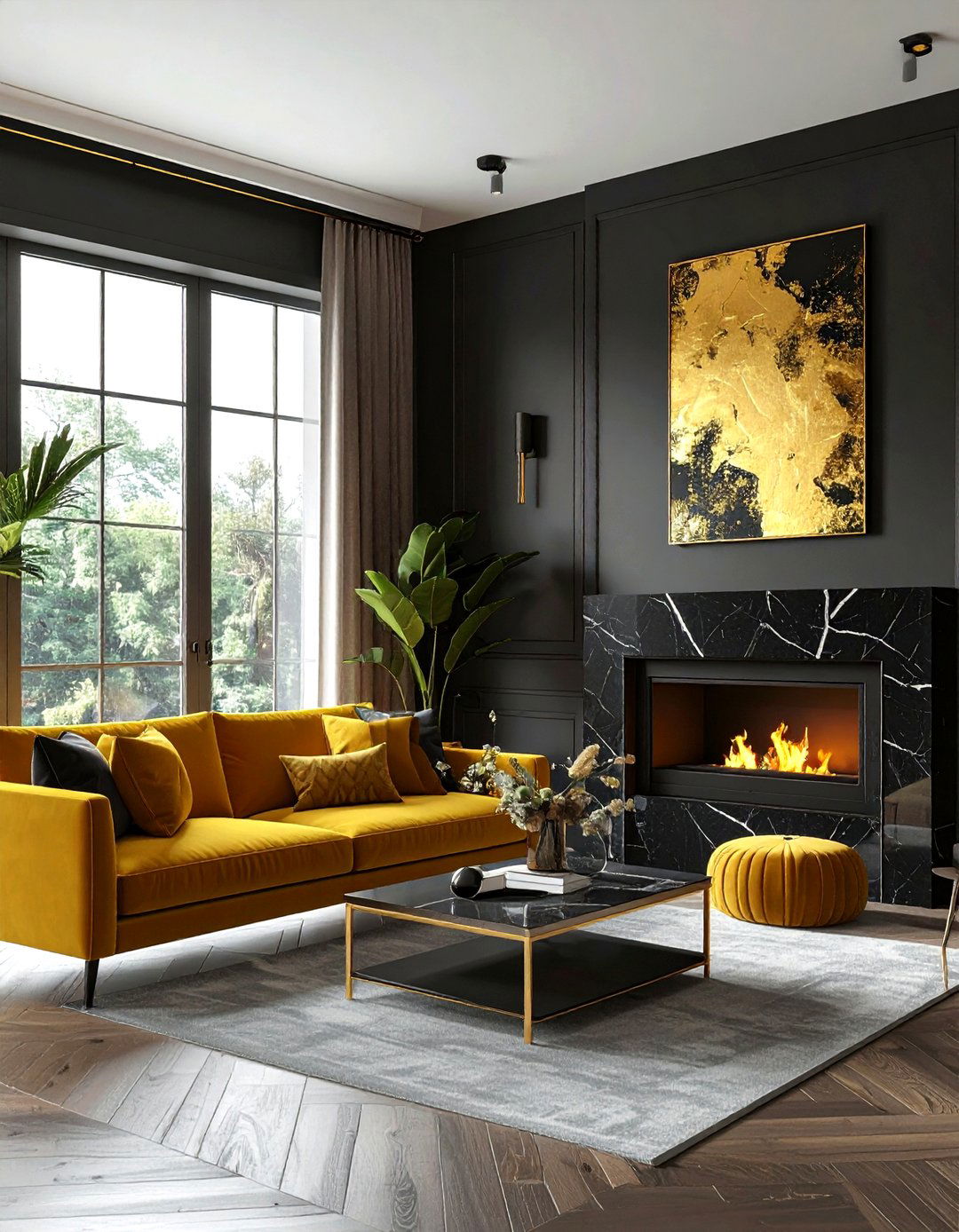 Gold Leaf Wall Sconce - 30 living room wall lights