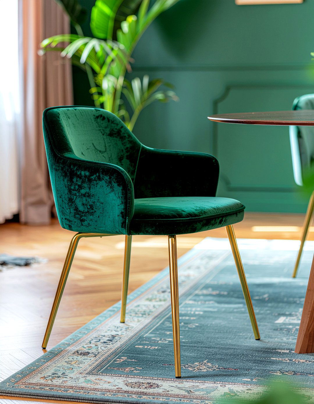 Gold Leg Dining Chair - 30 gold dining room ideas