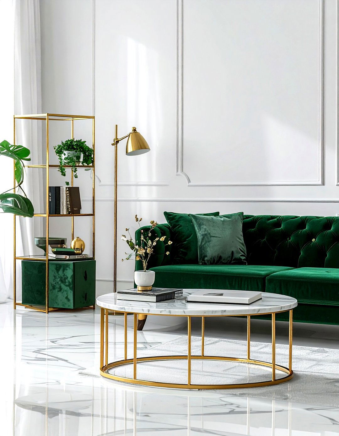 Gold Magazine Rack - 30 living room magazine rack ideas