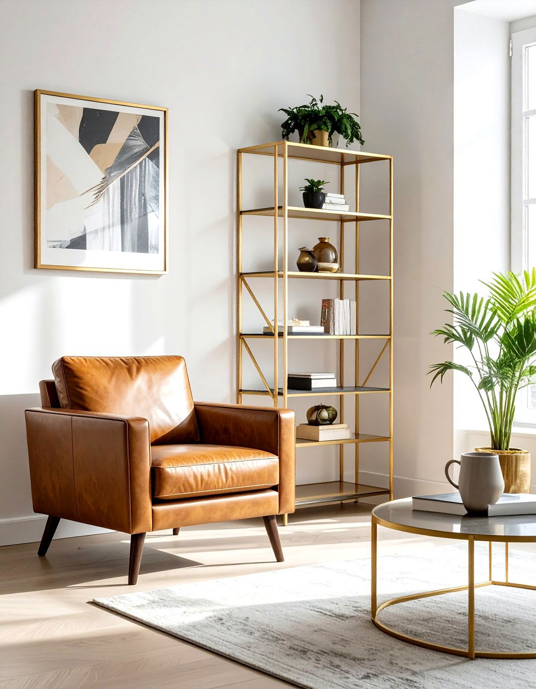 Gold Magazine Rack Living - 30 gold accent decor ideas